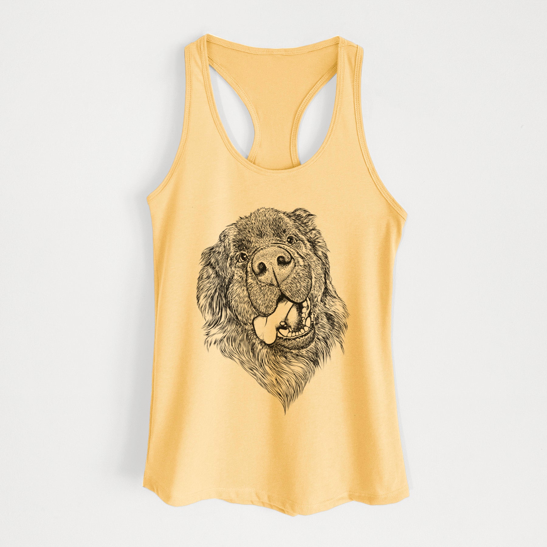 Tuna the Newfoundland - Women's Racerback Tanktop