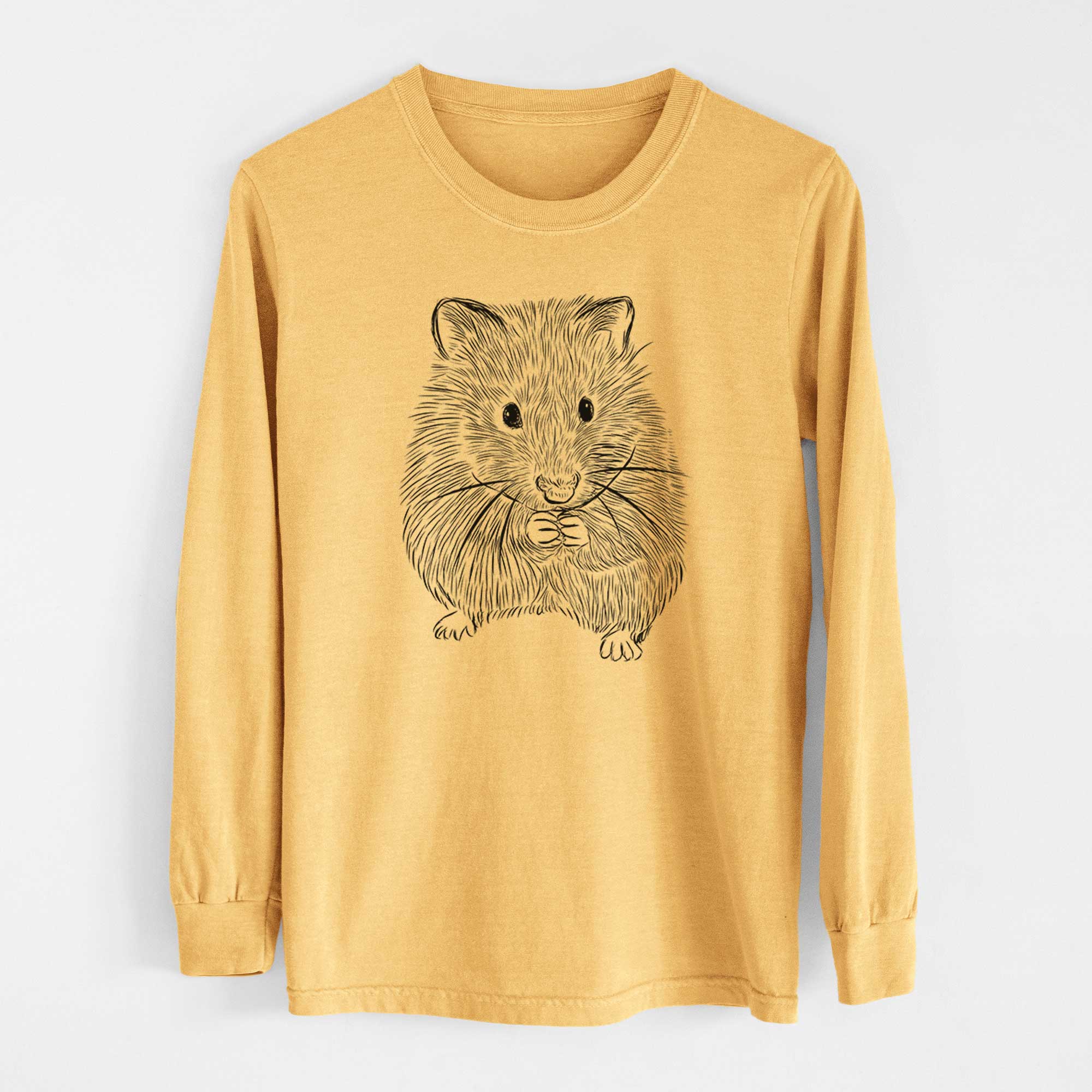 Bare Twitch the Hamster - Heavyweight 100% Cotton Long Sleeve