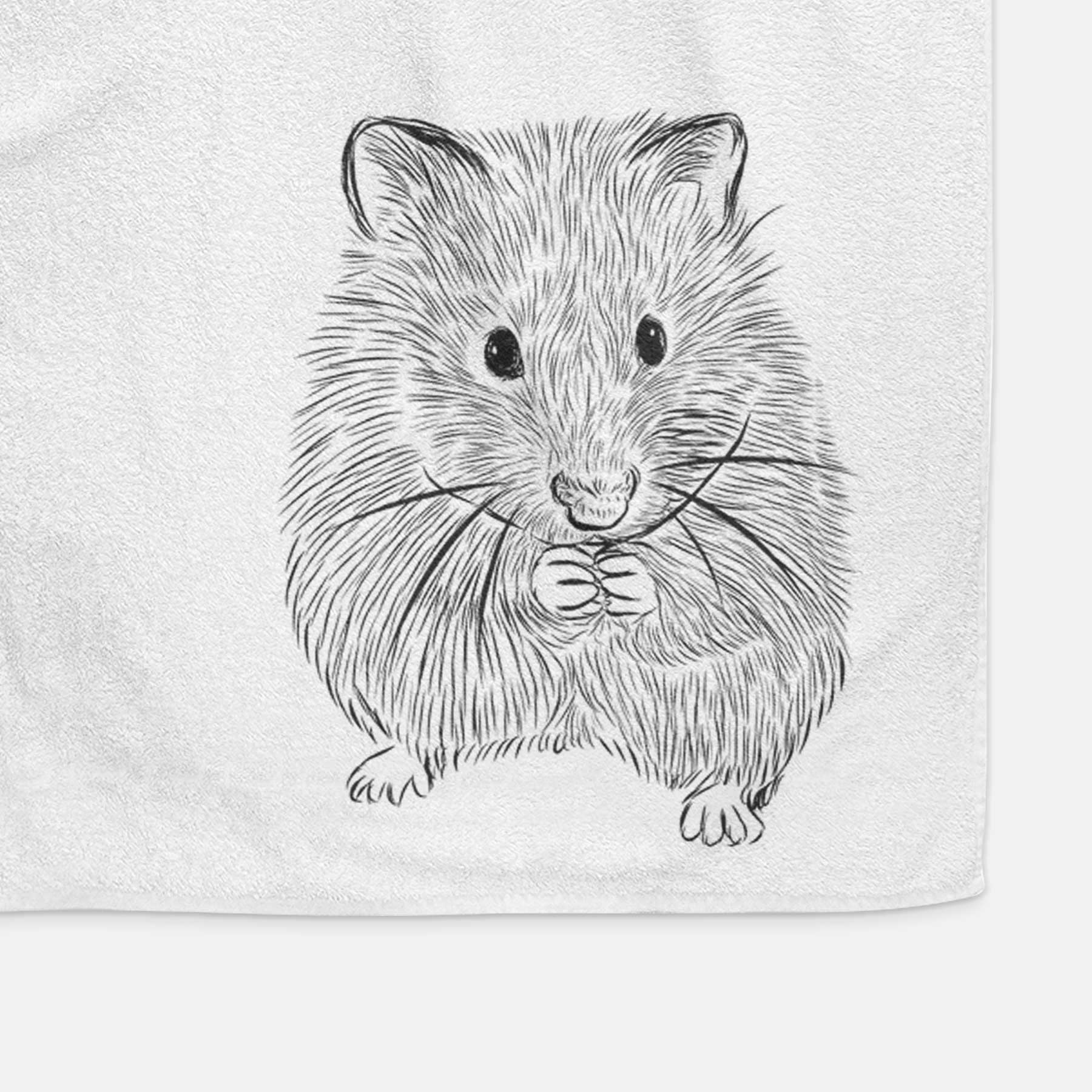 Twitch the Hamster Decorative Hand Towel