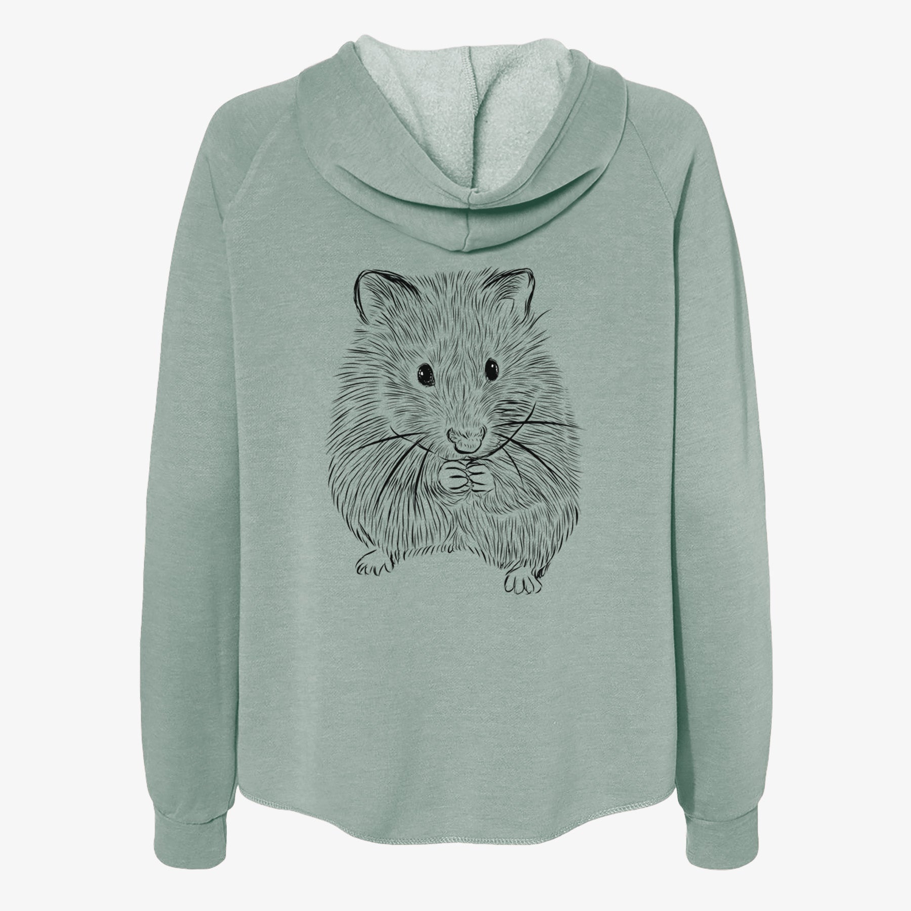 Twitch the Hamster - Women's Cali Wave Zip-Up Sweatshirt