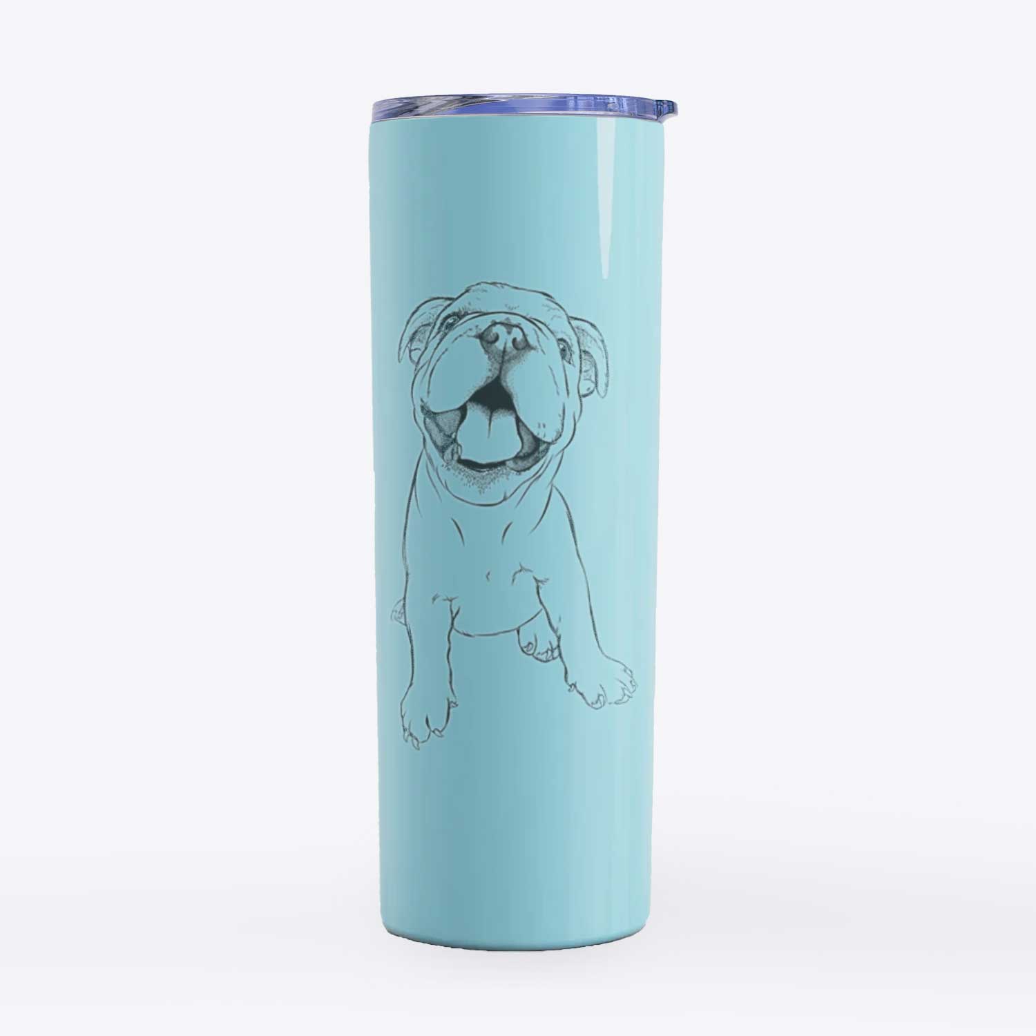 Tyke the English Bulldog - 20oz Skinny Tumbler