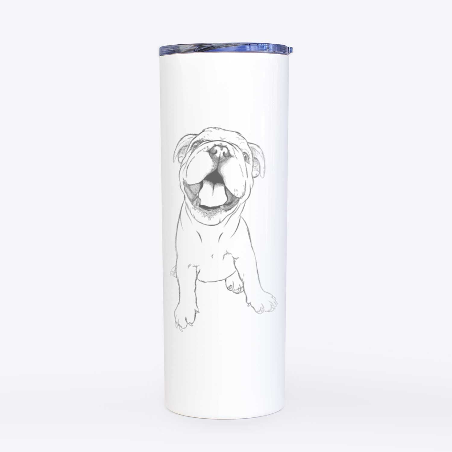 Tyke the English Bulldog - 20oz Skinny Tumbler