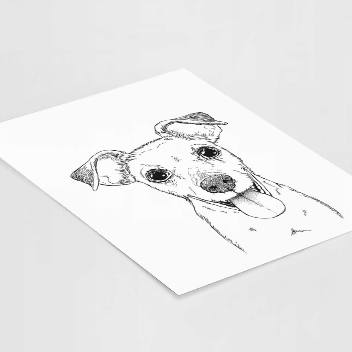 Tyler the Mixed Breed Art Print