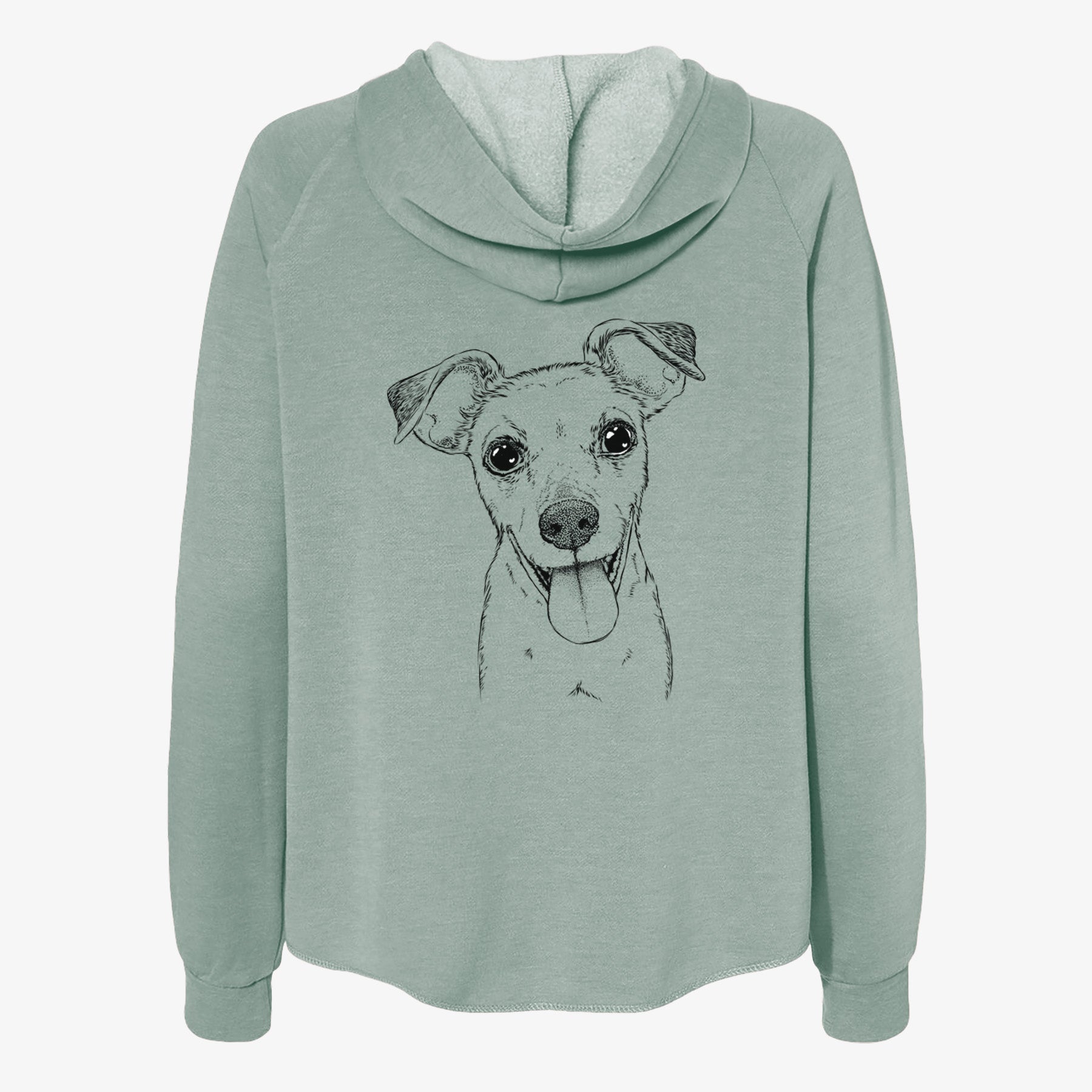 Tyler the Mixed Breed - Women's Cali Wave Zip-Up Sweatshirt