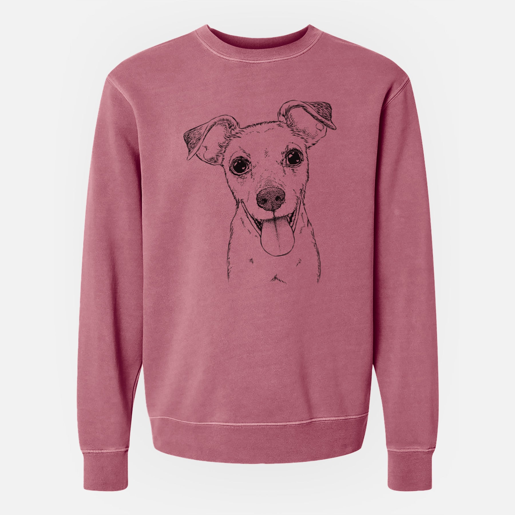 Bare Tyler the Mixed Breed - Unisex Pigment Dyed Crew Sweatshirt