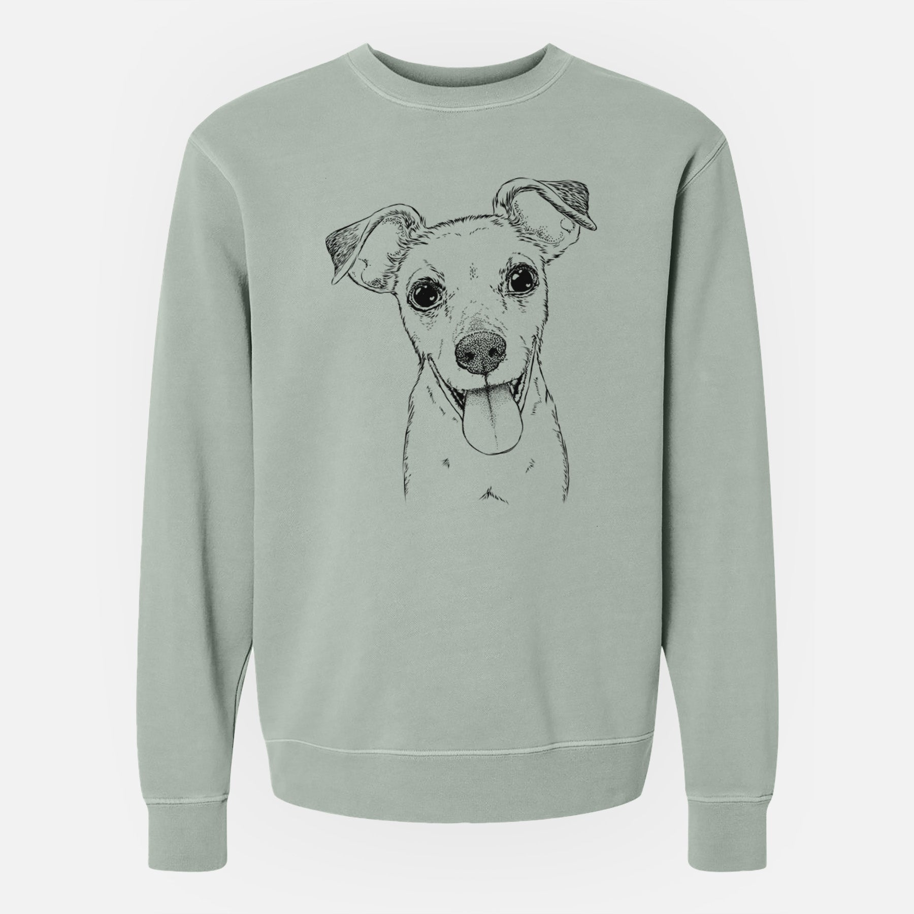 Bare Tyler the Mixed Breed - Unisex Pigment Dyed Crew Sweatshirt