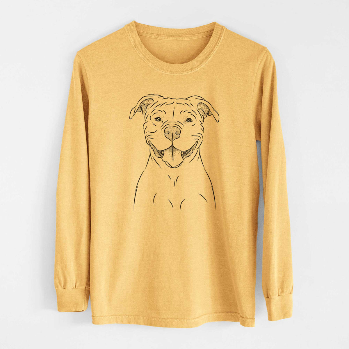 Bare Tyson the American Bulldog - Heavyweight 100% Cotton Long Sleeve