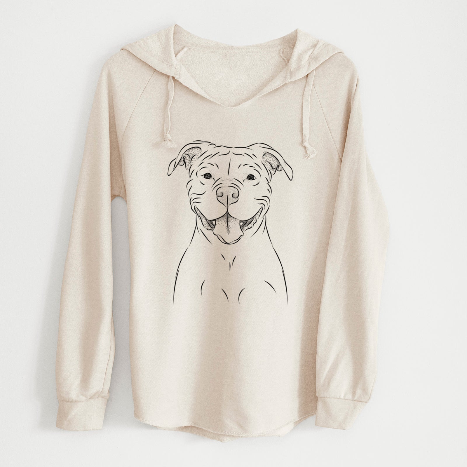 Bare Tyson the American Bulldog - Cali Wave Hooded Sweatshirt