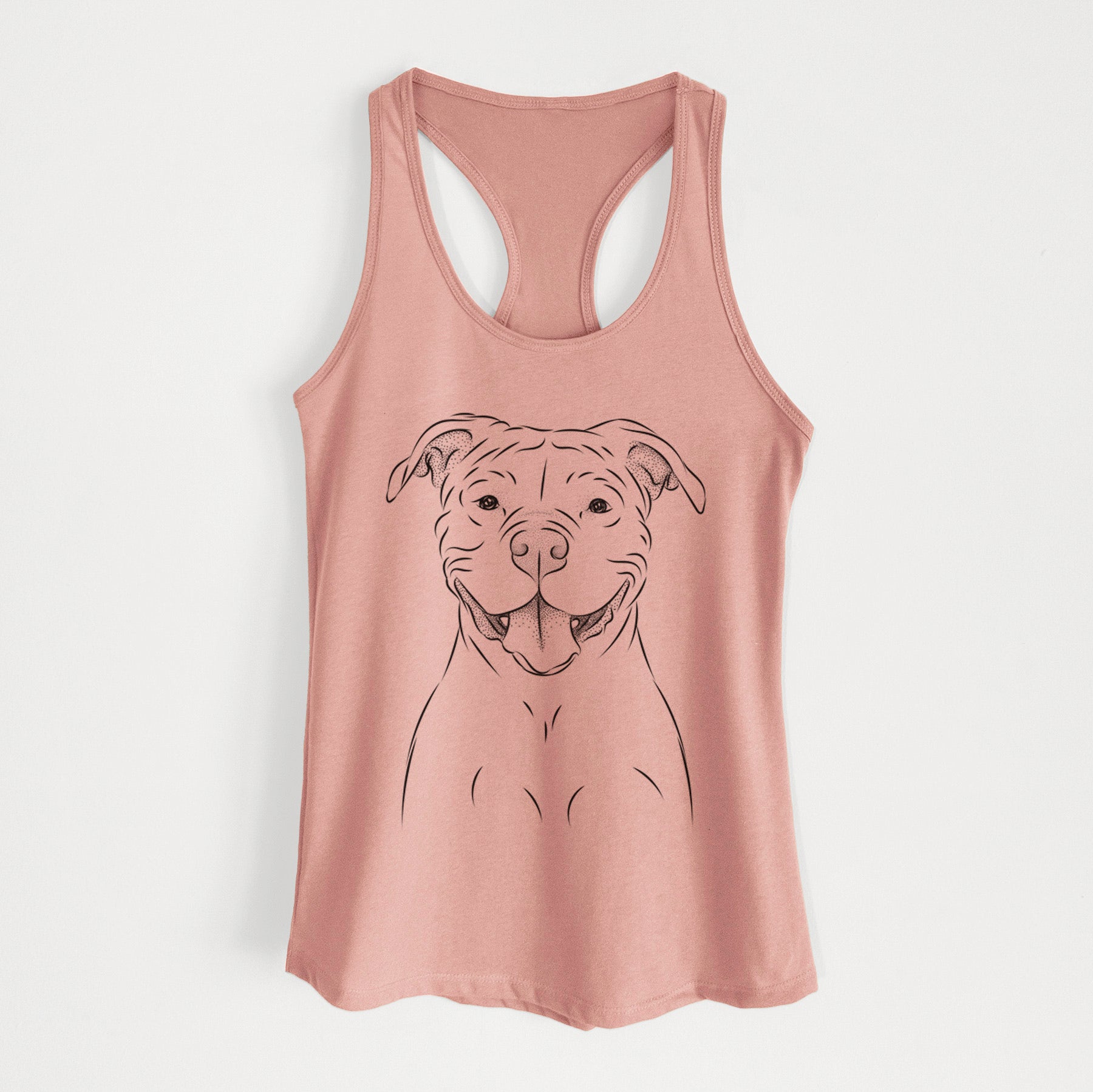 Tyson the American Bulldog - Women's Racerback Tanktop