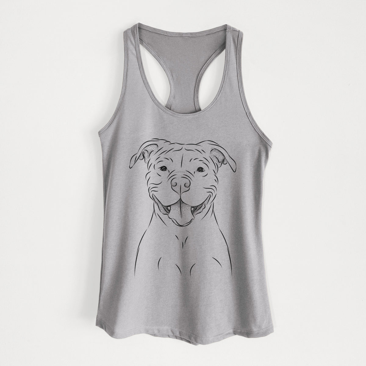 Tyson the American Bulldog - Women&#39;s Racerback Tanktop