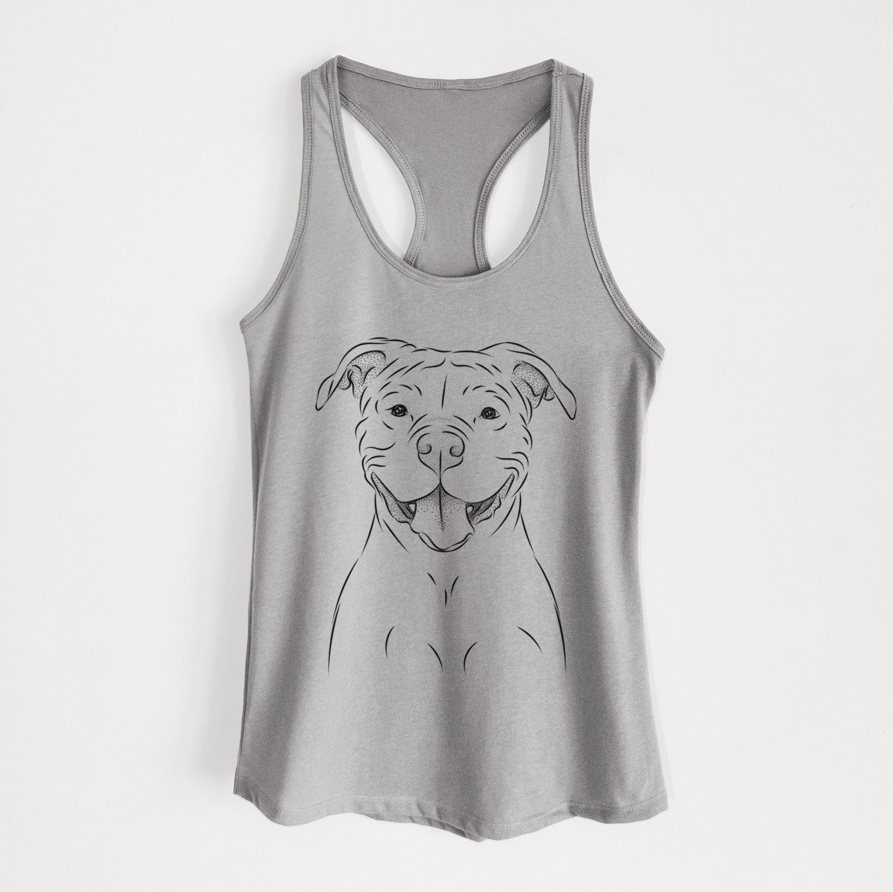 Tyson the American Bulldog - Women's Racerback Tanktop