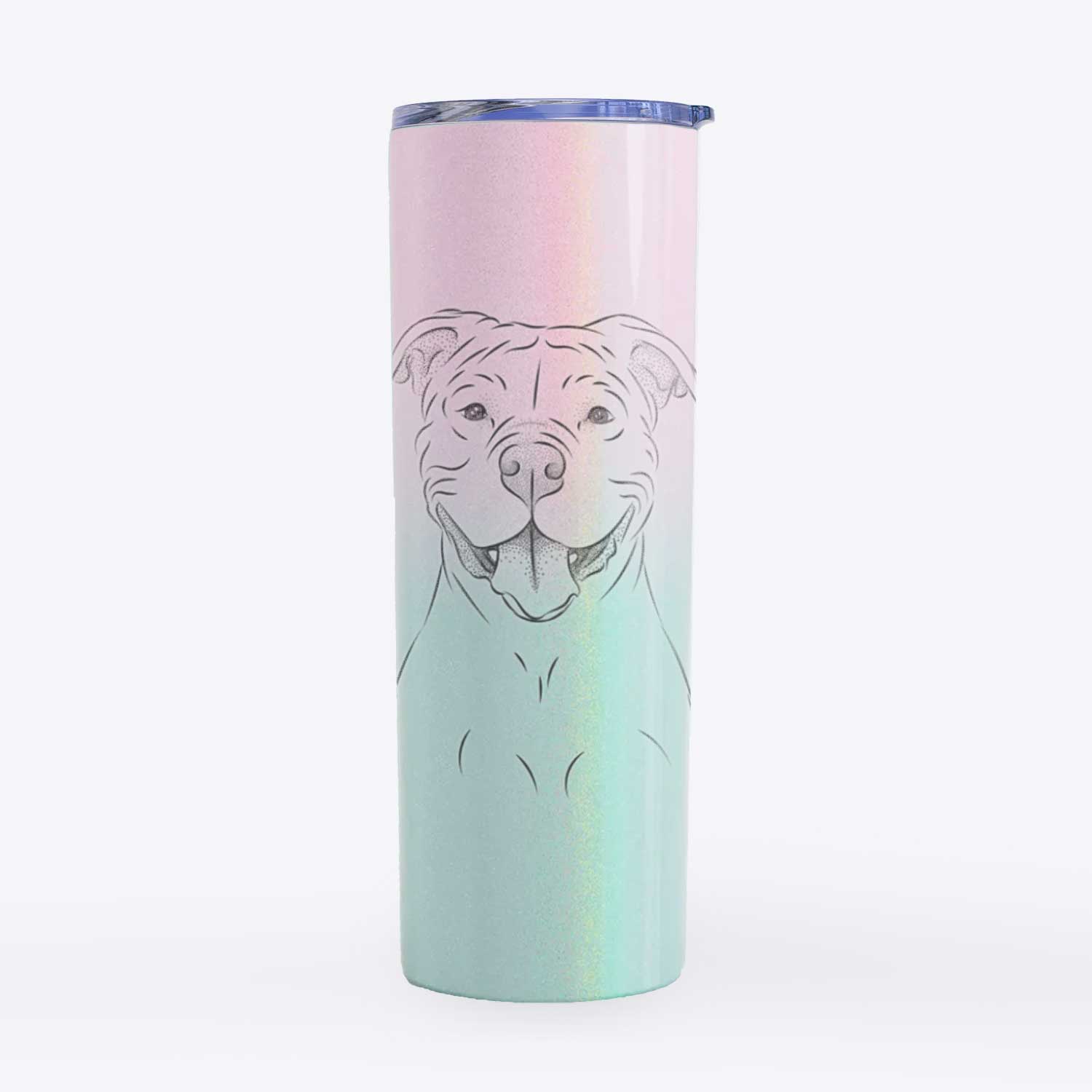 Tyson the American Bulldog - 20oz Skinny Tumbler