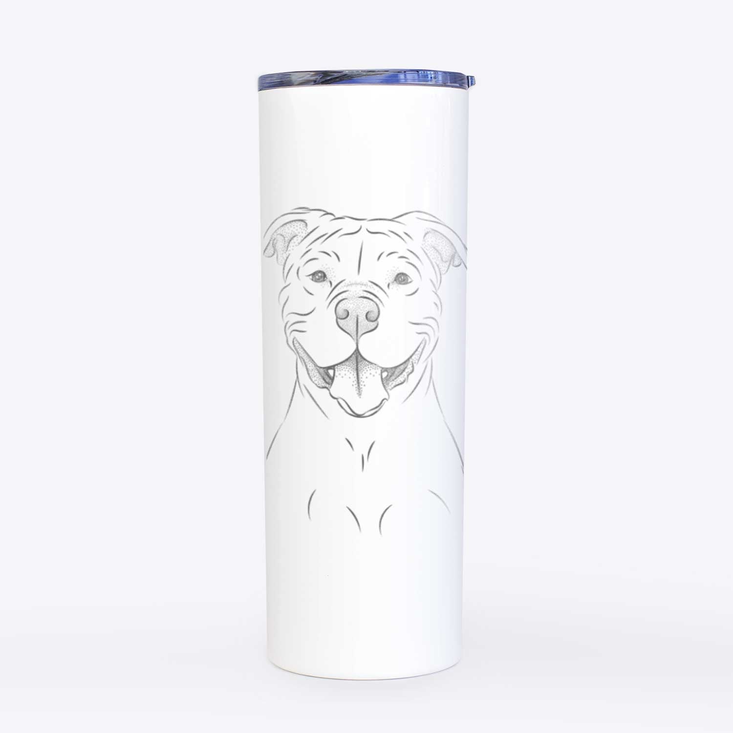 Tyson the American Bulldog - 20oz Skinny Tumbler