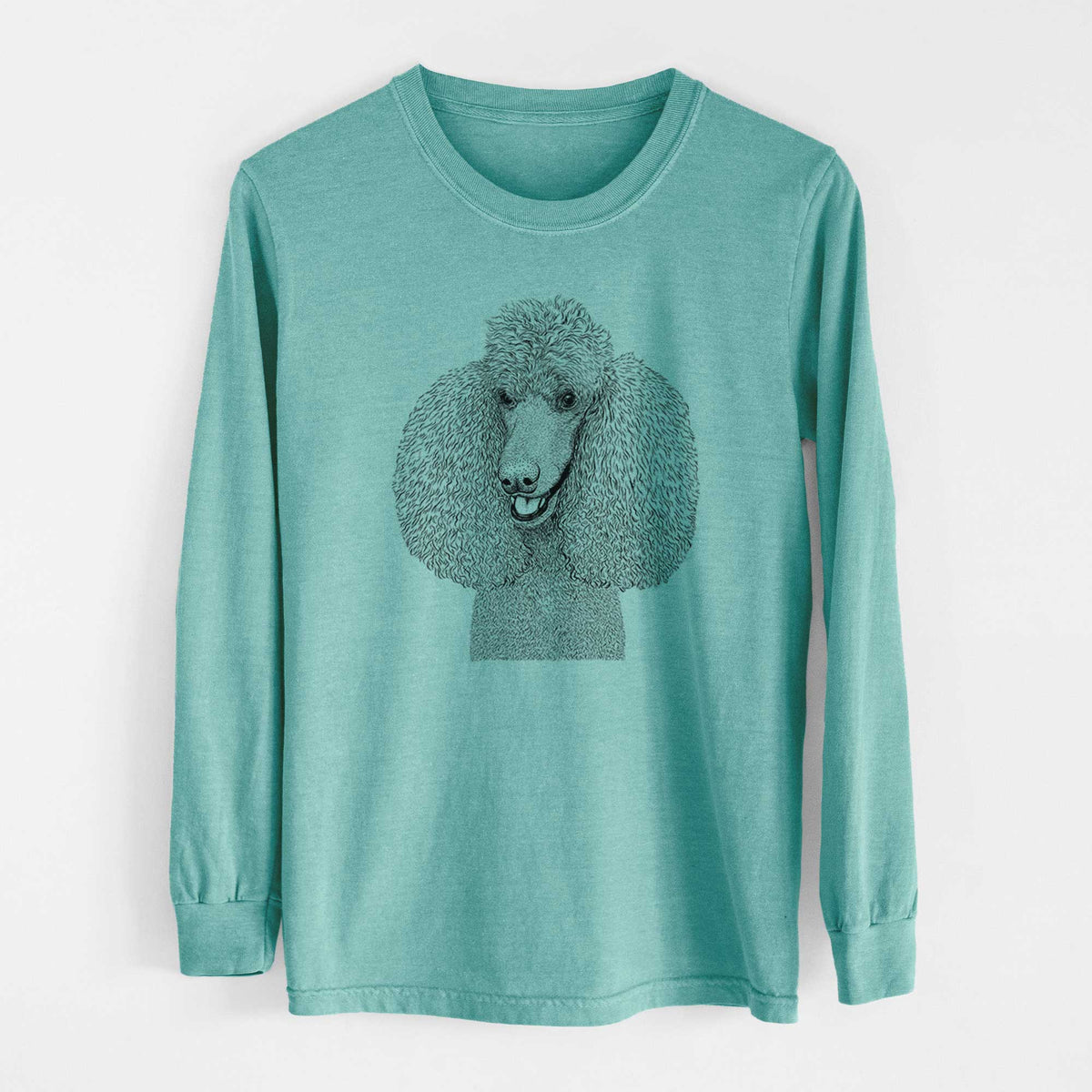 Bare Uncle Tucker the Poodle - Heavyweight 100% Cotton Long Sleeve