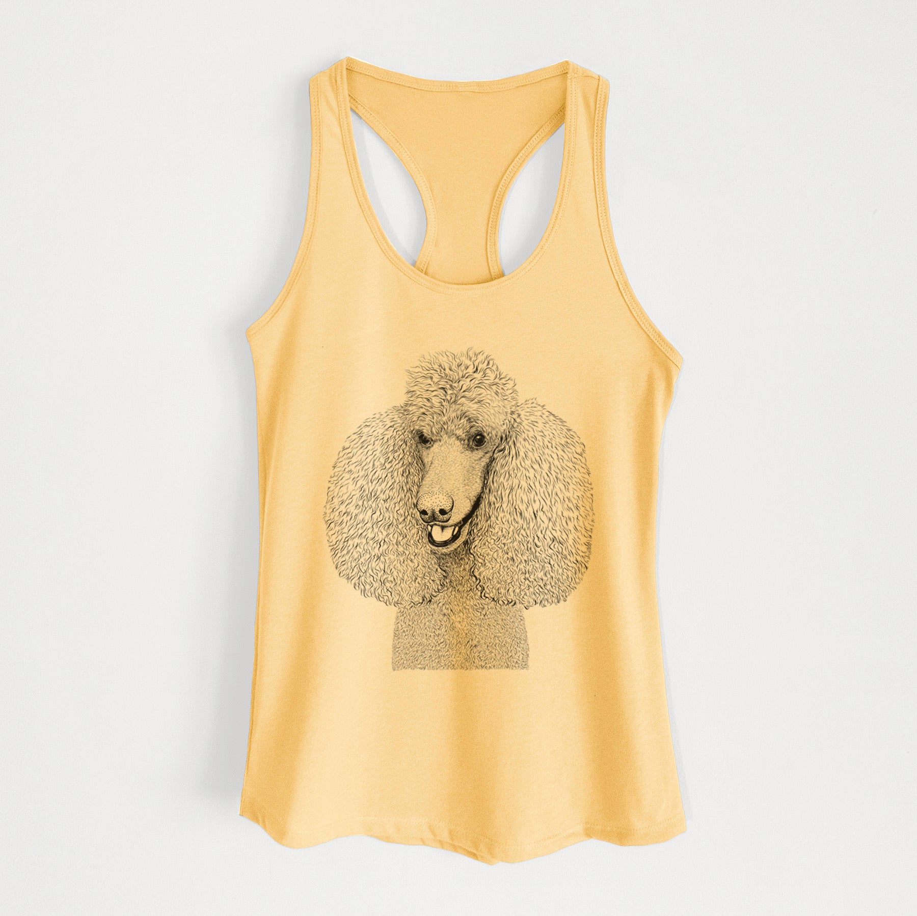 Uncle Tucker the Poodle - Women's Racerback Tanktop