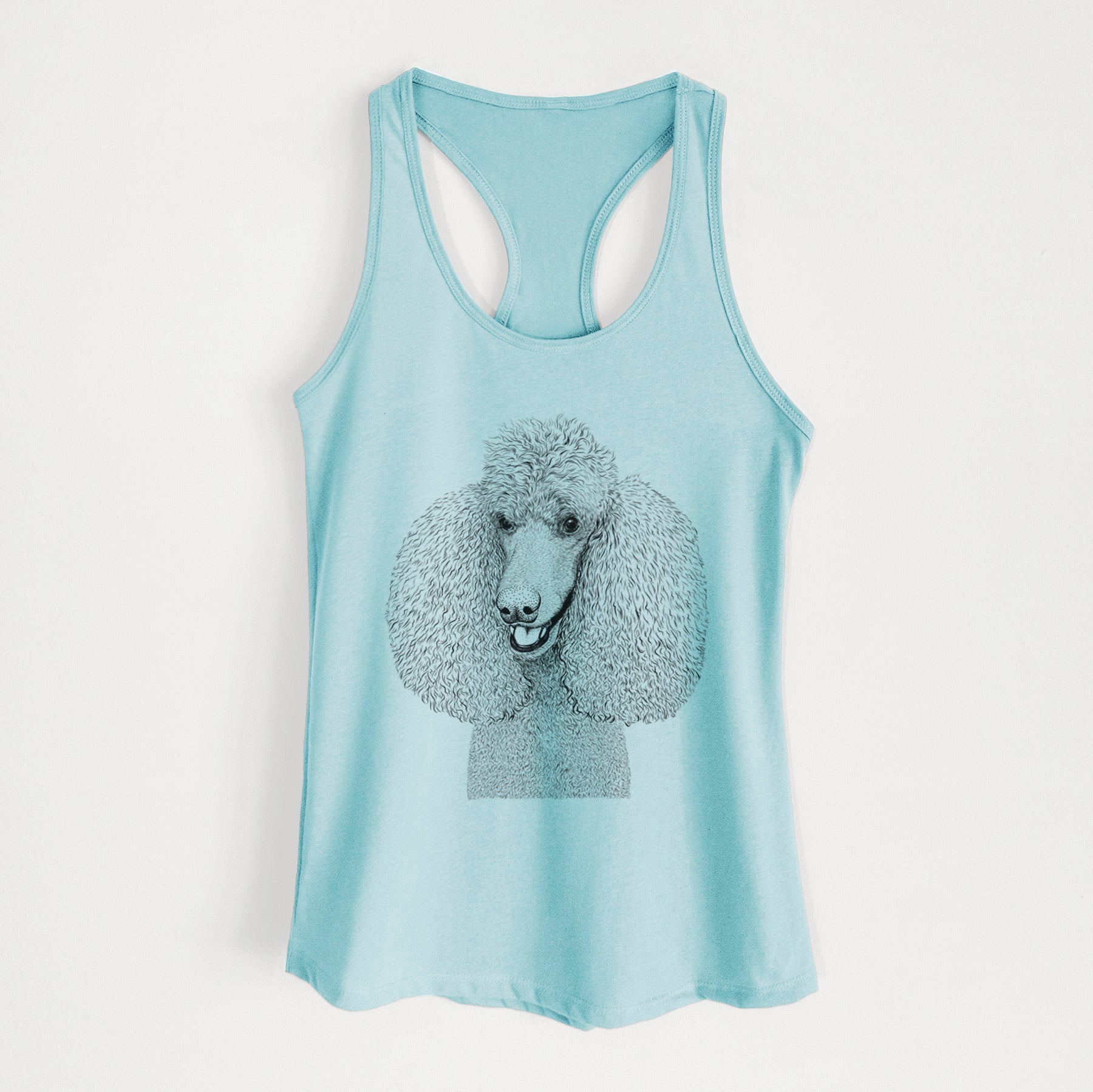 Uncle Tucker the Poodle - Women's Racerback Tanktop