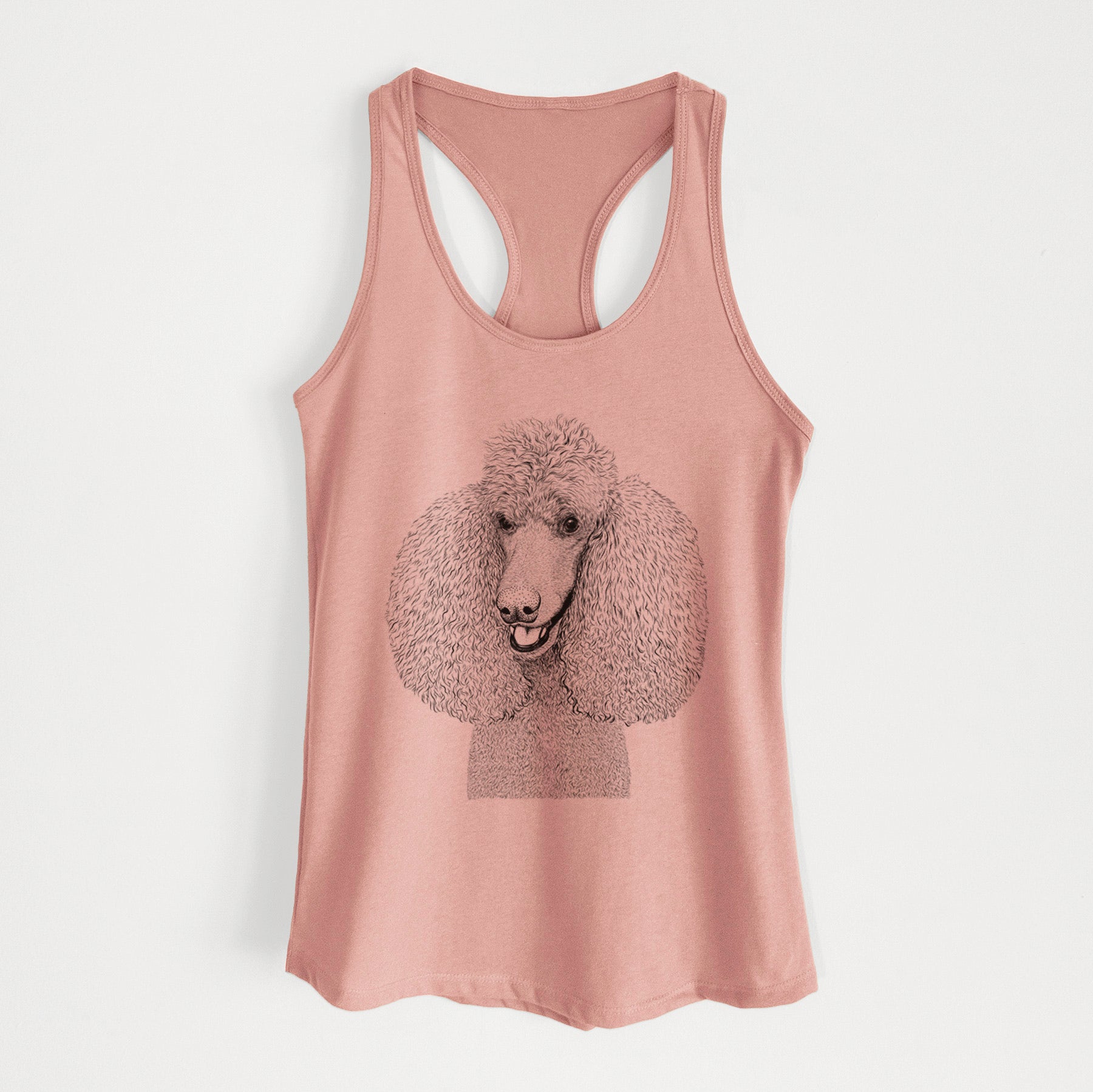 Uncle Tucker the Poodle - Women's Racerback Tanktop