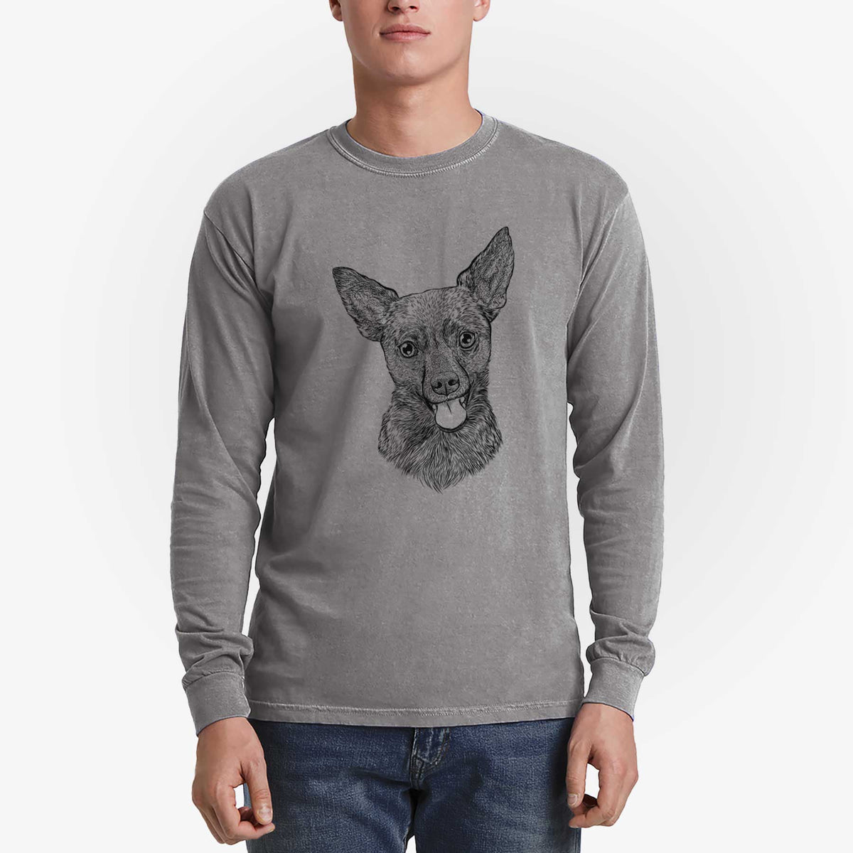 Bare Ursa the Mixed Breed - Heavyweight 100% Cotton Long Sleeve