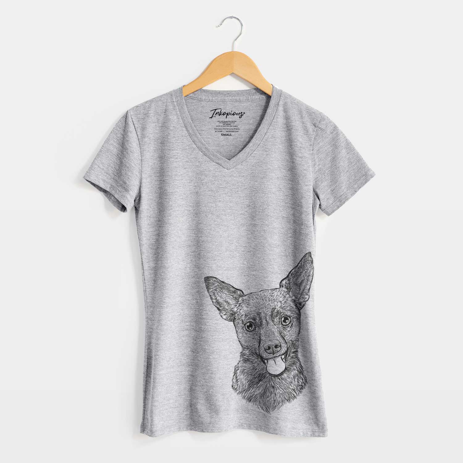 Bare Ursa the Mixed Breed - Women's V-neck Shirt