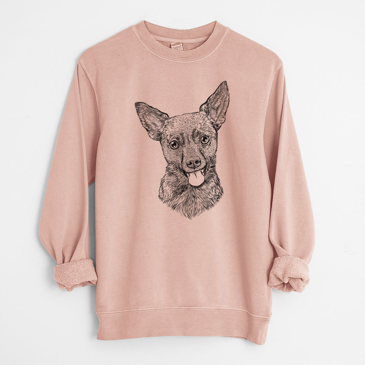 Bare Ursa the Mixed Breed - Unisex Pigment Dyed Crew Sweatshirt