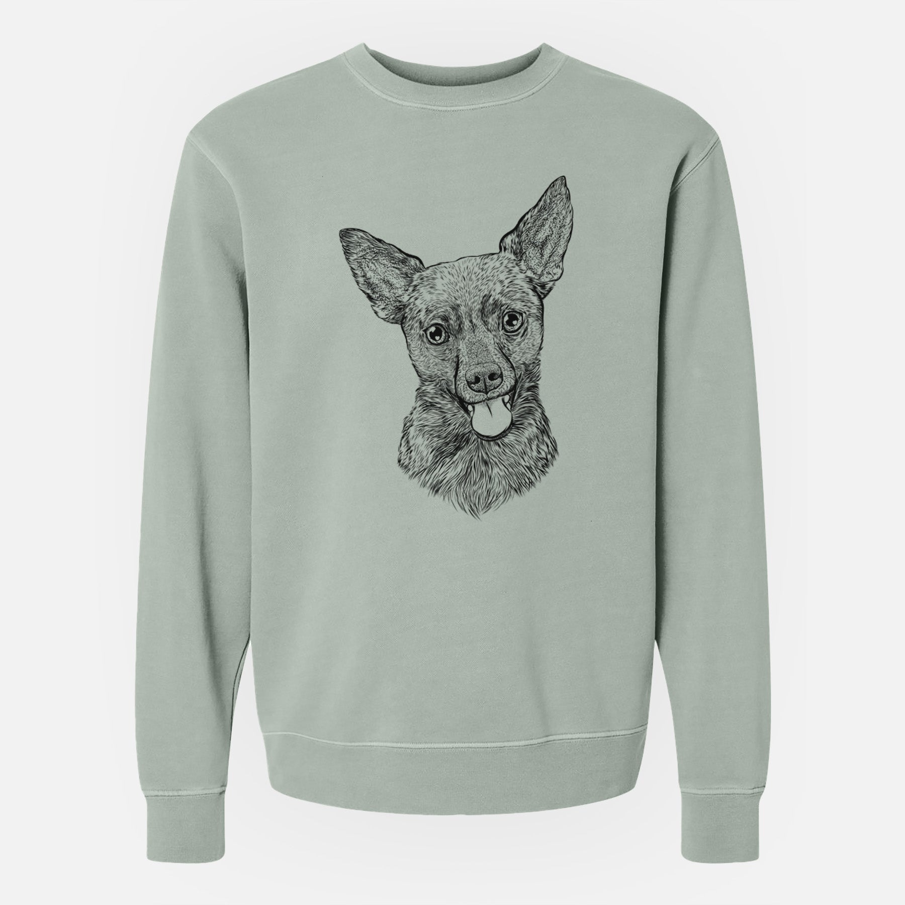 Bare Ursa the Mixed Breed - Unisex Pigment Dyed Crew Sweatshirt