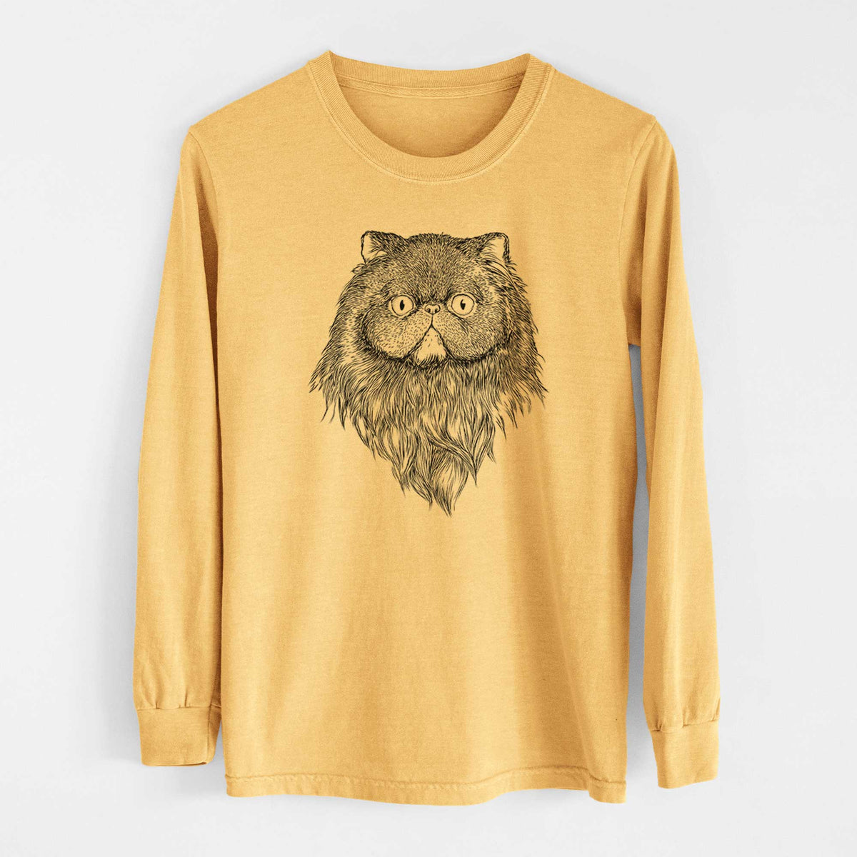 Bare Vader the Persian Cat - Heavyweight 100% Cotton Long Sleeve