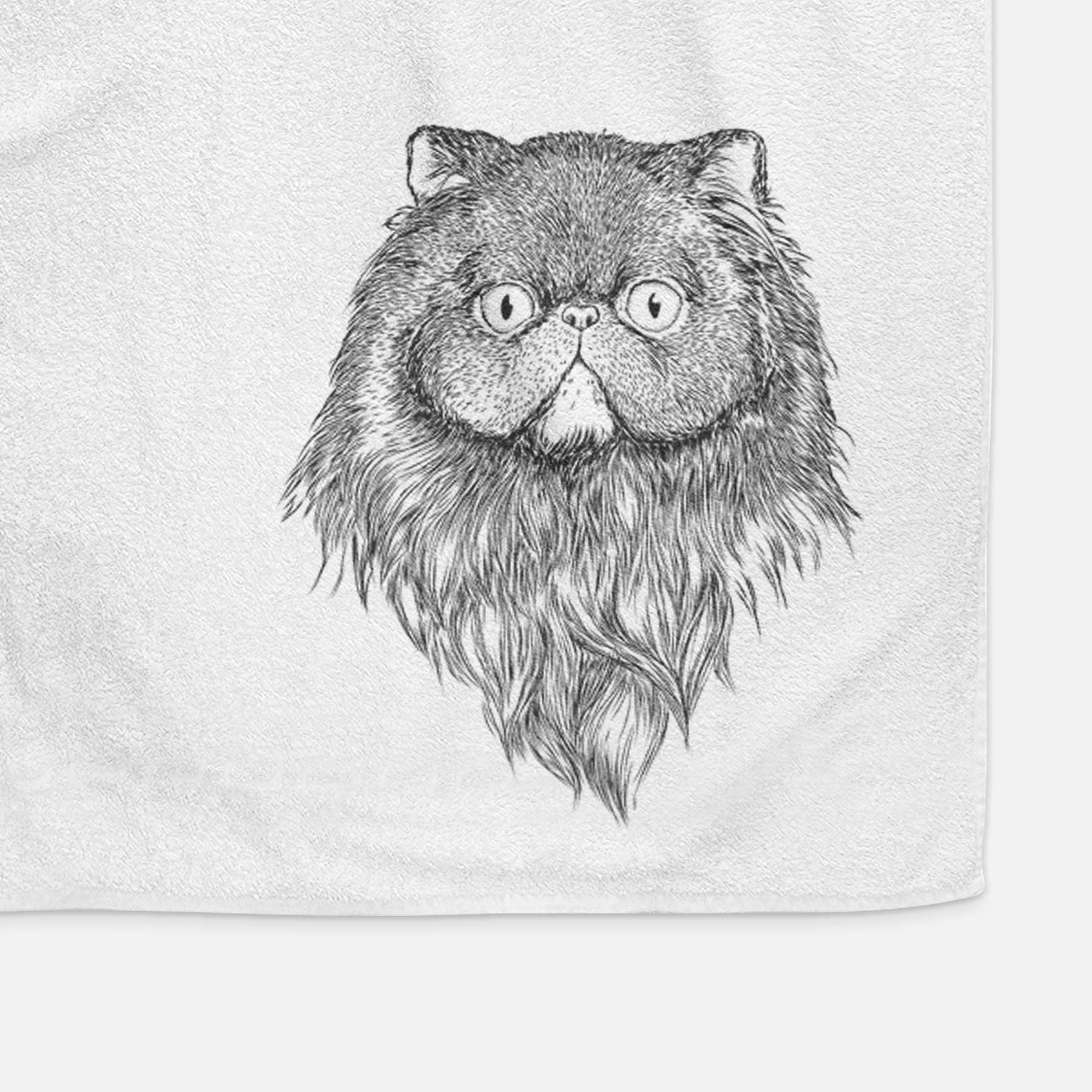 Vader the Persian Cat Decorative Hand Towel