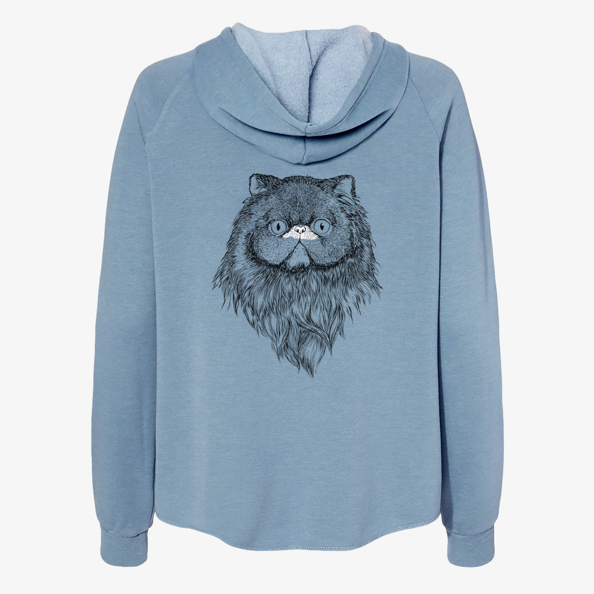 Vader the Persian Cat - Women's Cali Wave Zip-Up Sweatshirt