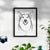 Vader the Alaskan Malamute Art Print