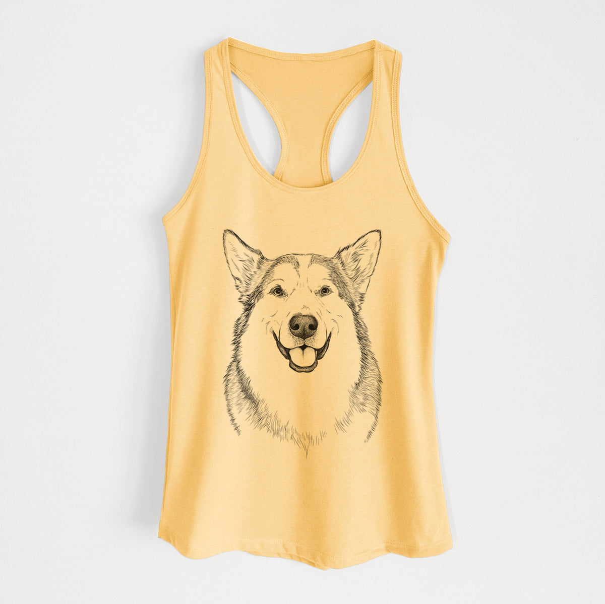 Vader the Alaskan Malamute - Women's Racerback Tanktop