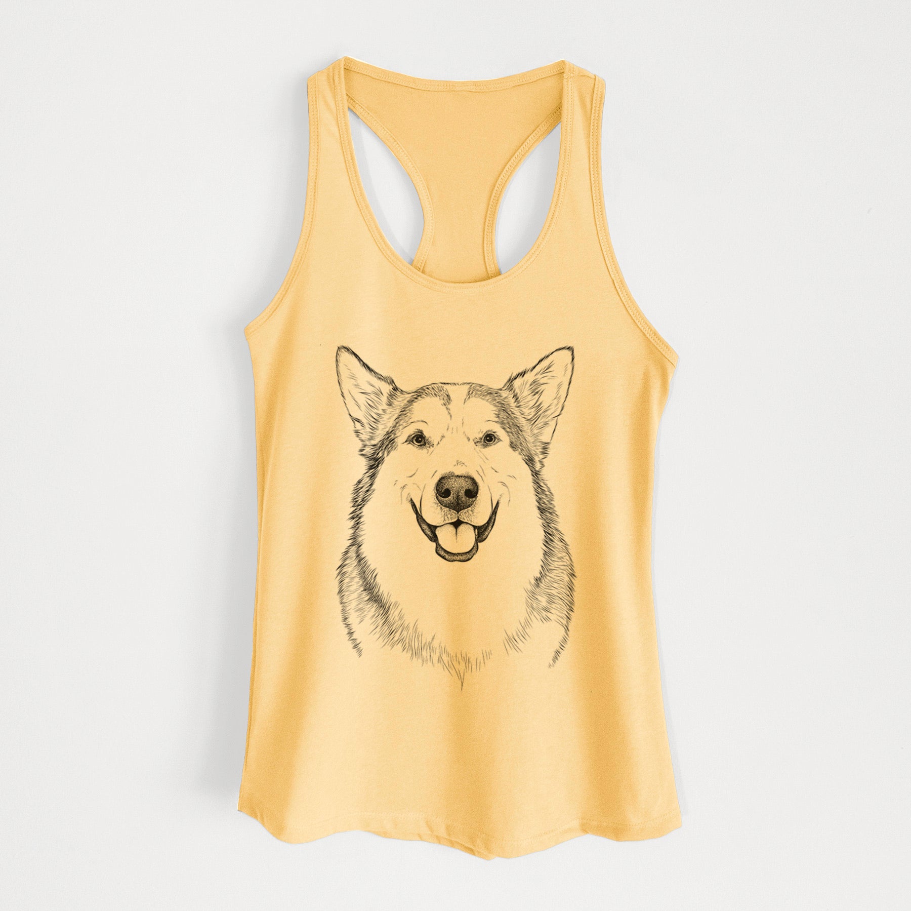 Vader the Alaskan Malamute - Women's Racerback Tanktop