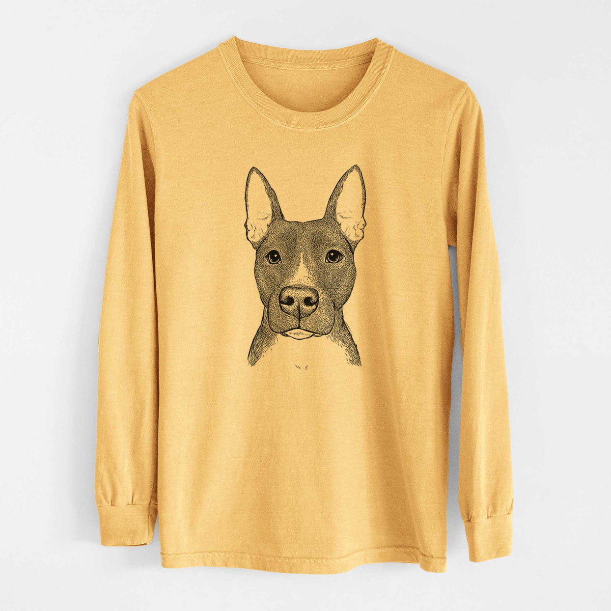 Bare Violet the Pitbull - Heavyweight 100% Cotton Long Sleeve