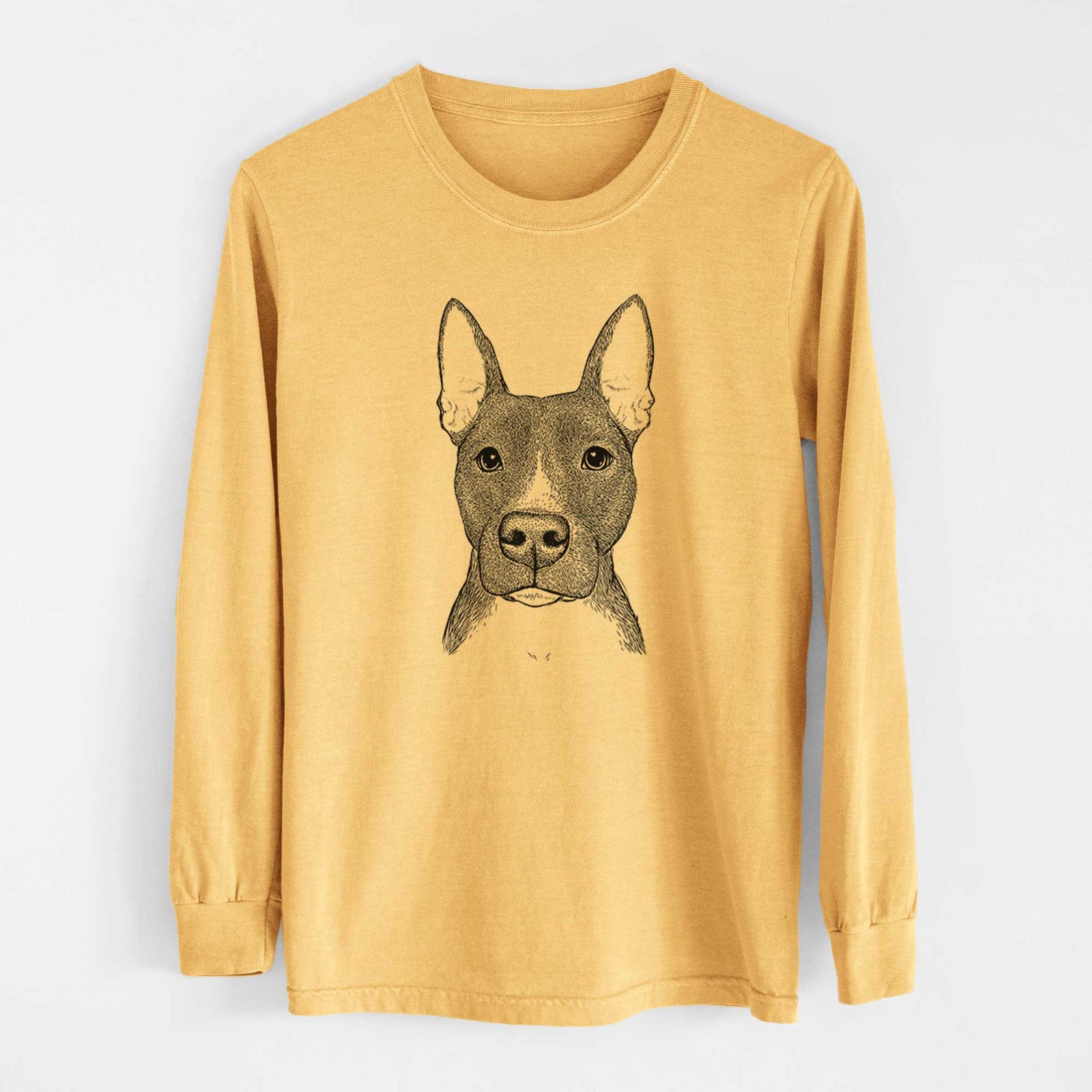 Bare Violet the Pitbull - Heavyweight 100% Cotton Long Sleeve