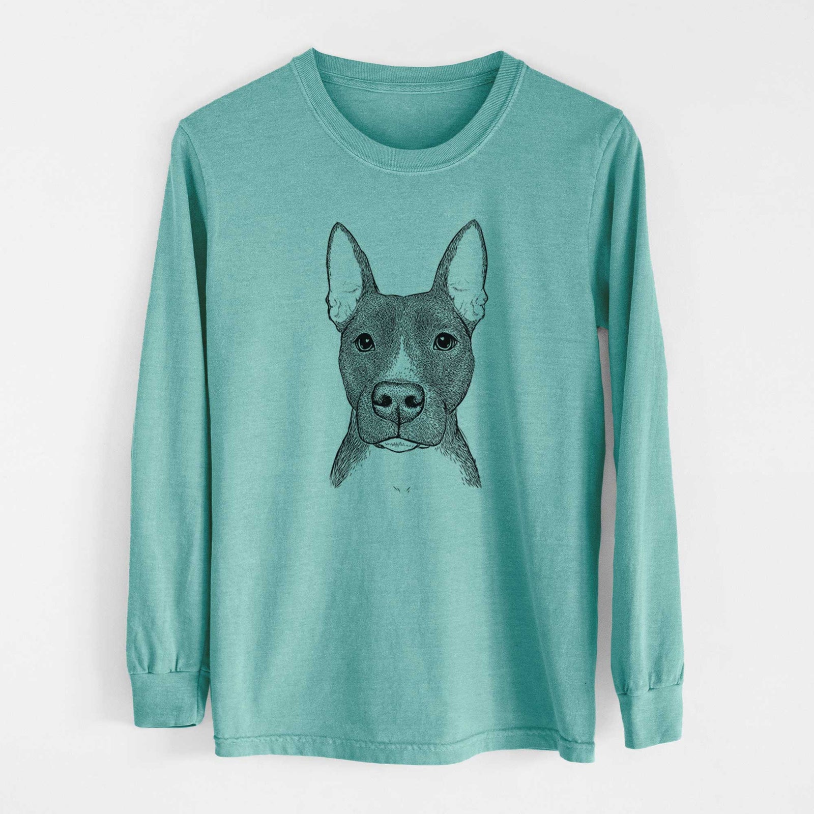 Bare Violet the Pitbull - Heavyweight 100% Cotton Long Sleeve