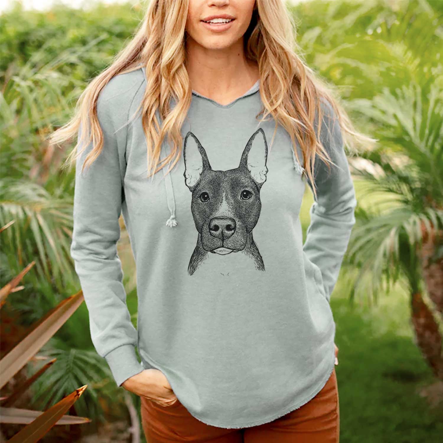 Violet the Pitbull - Cali Wave Hooded Sweatshirt