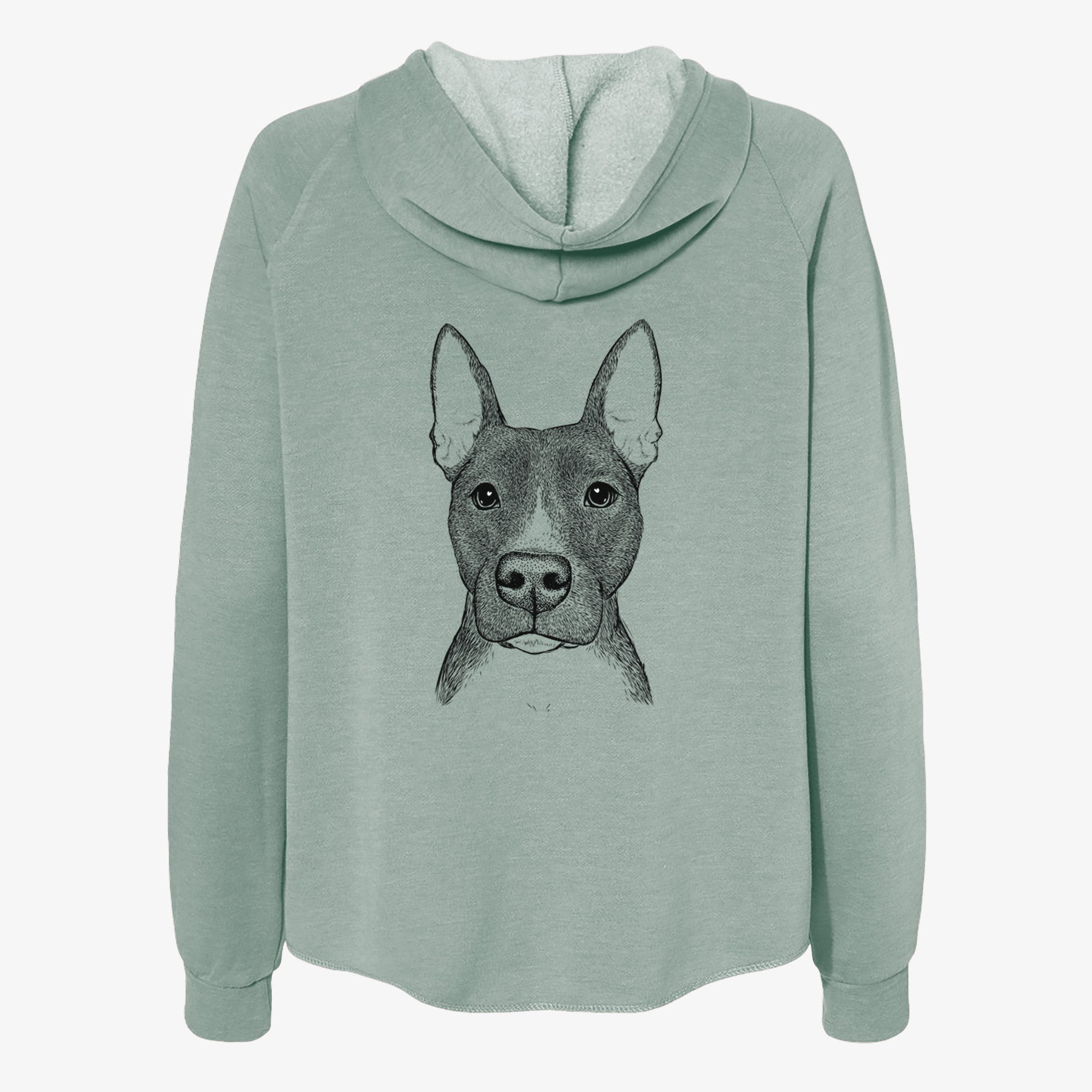 Violet the Pitbull - Women's Cali Wave Zip-Up Sweatshirt