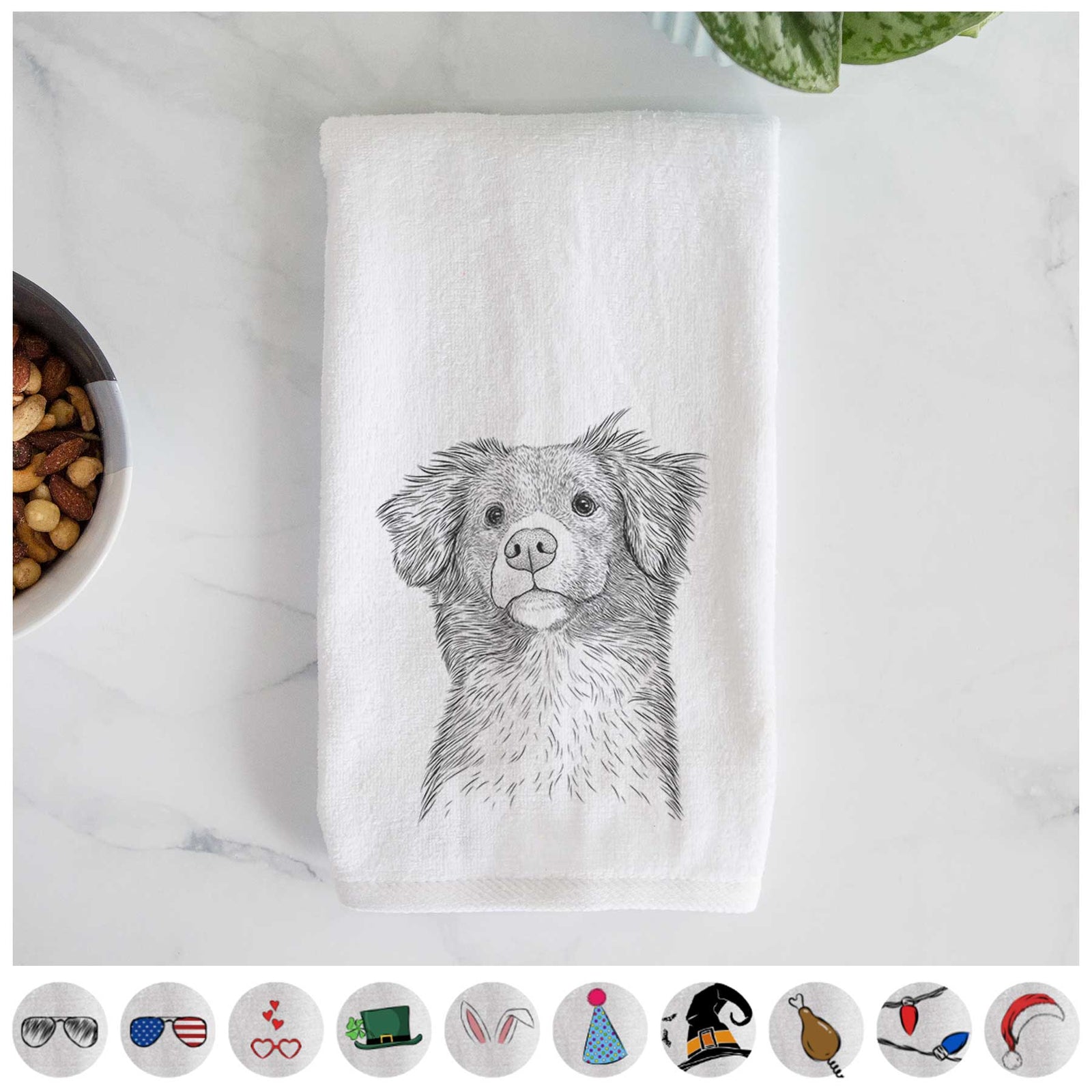 Vixen the Nova Scotia Duck Tolling Retriever Decorative Hand Towel