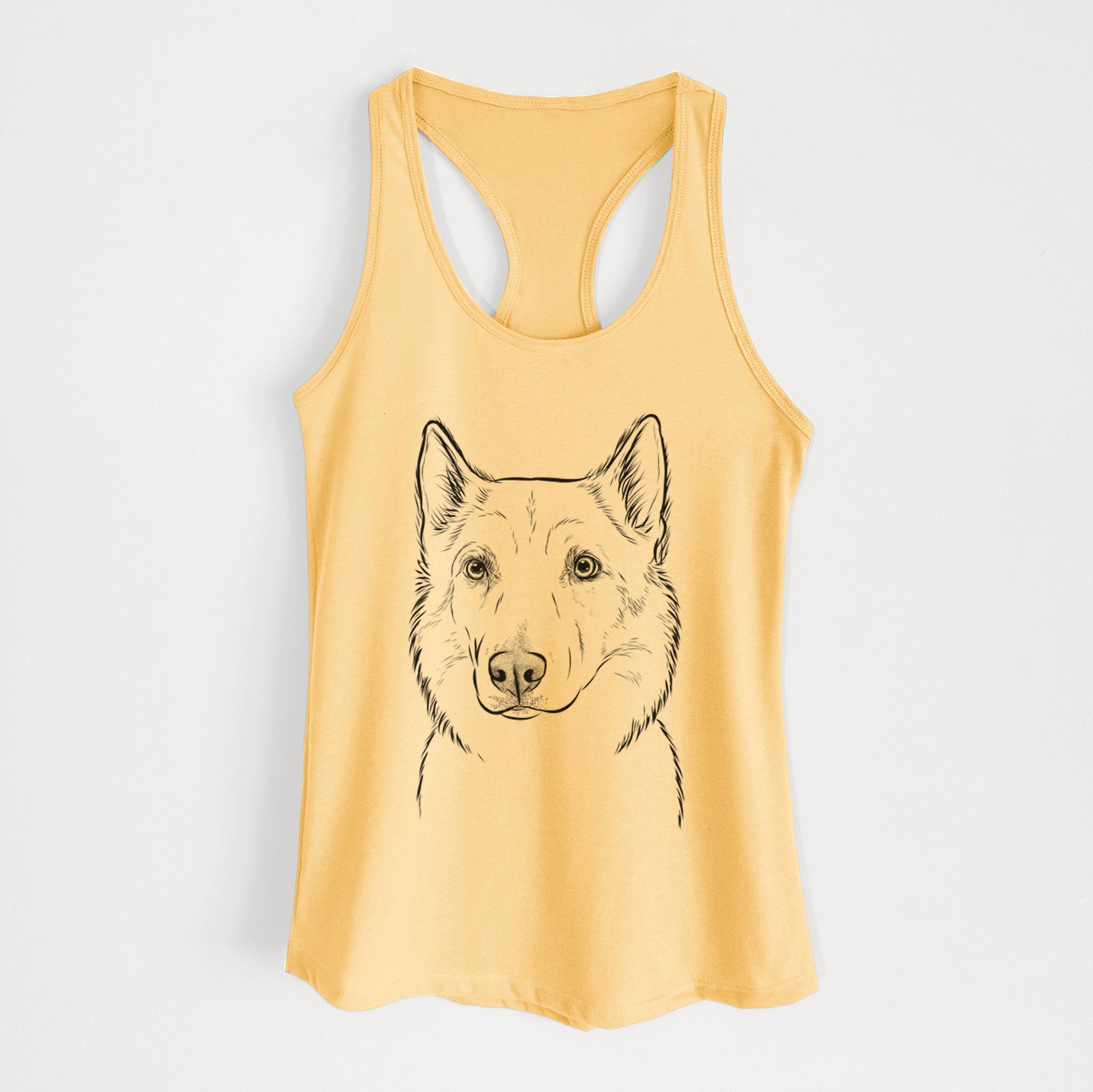 Vox the Siberian Husky - Women's Racerback Tanktop