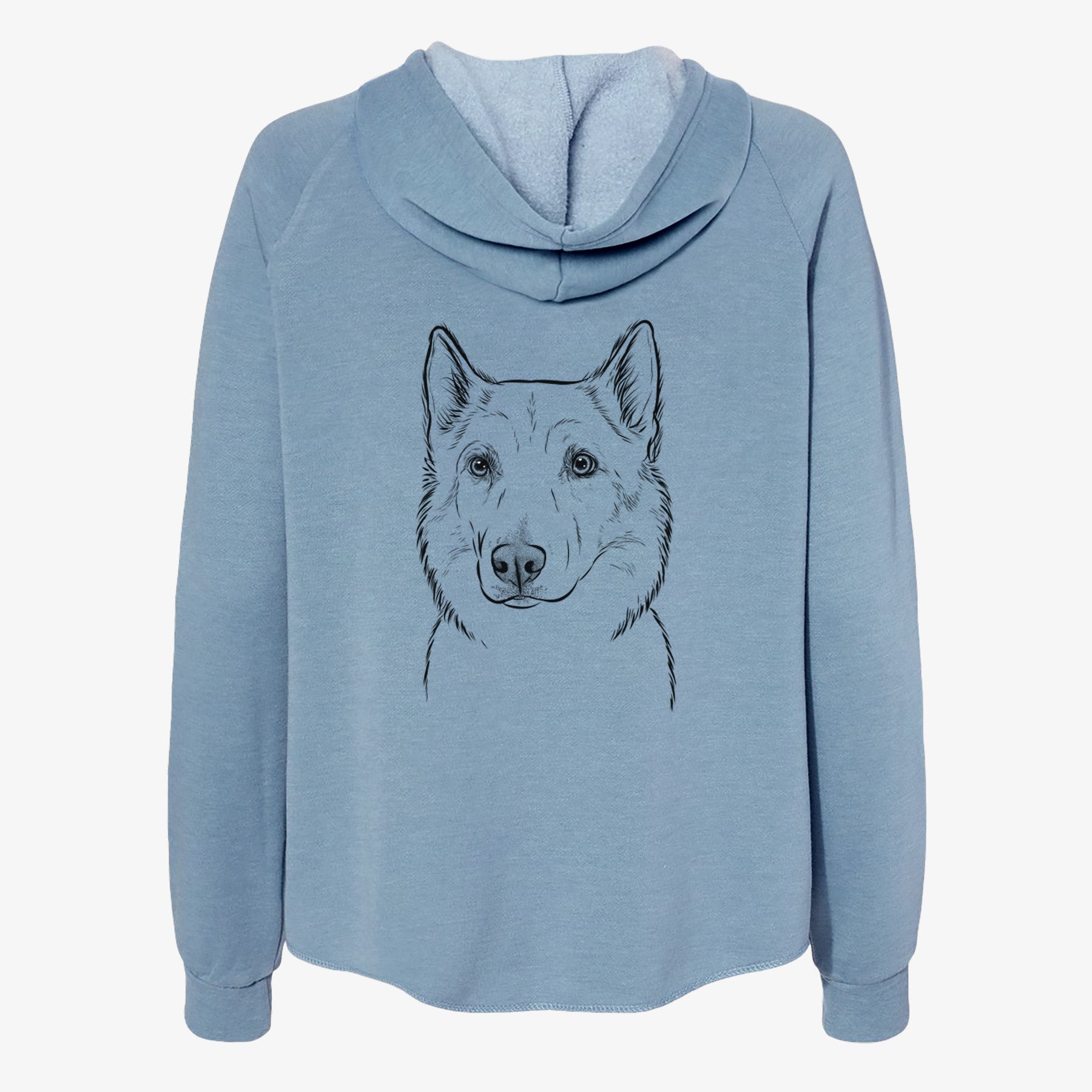 Vox the Siberian Husky - Women's Cali Wave Zip-Up Sweatshirt