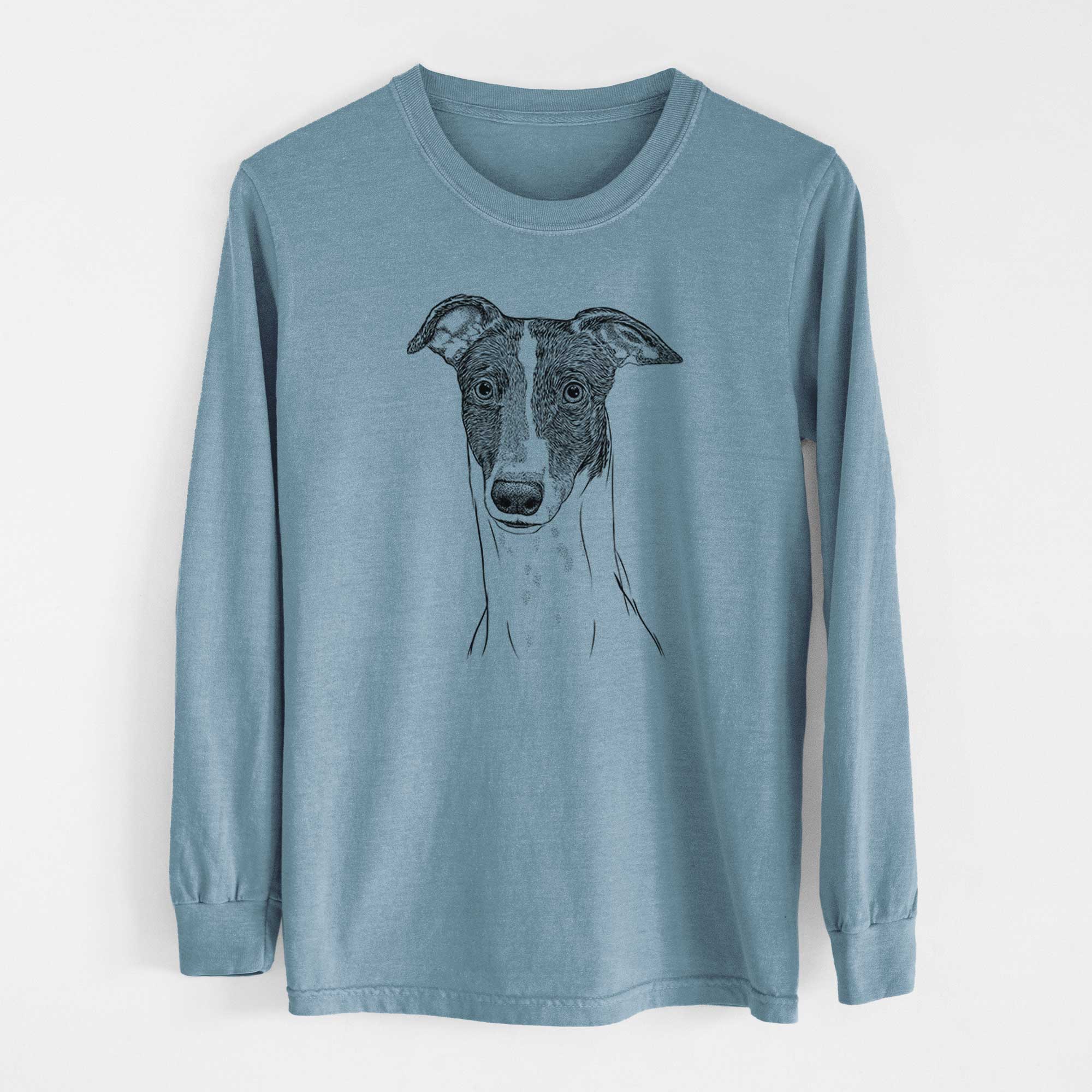 Bare Vyncent the Greyhound - Heavyweight 100% Cotton Long Sleeve