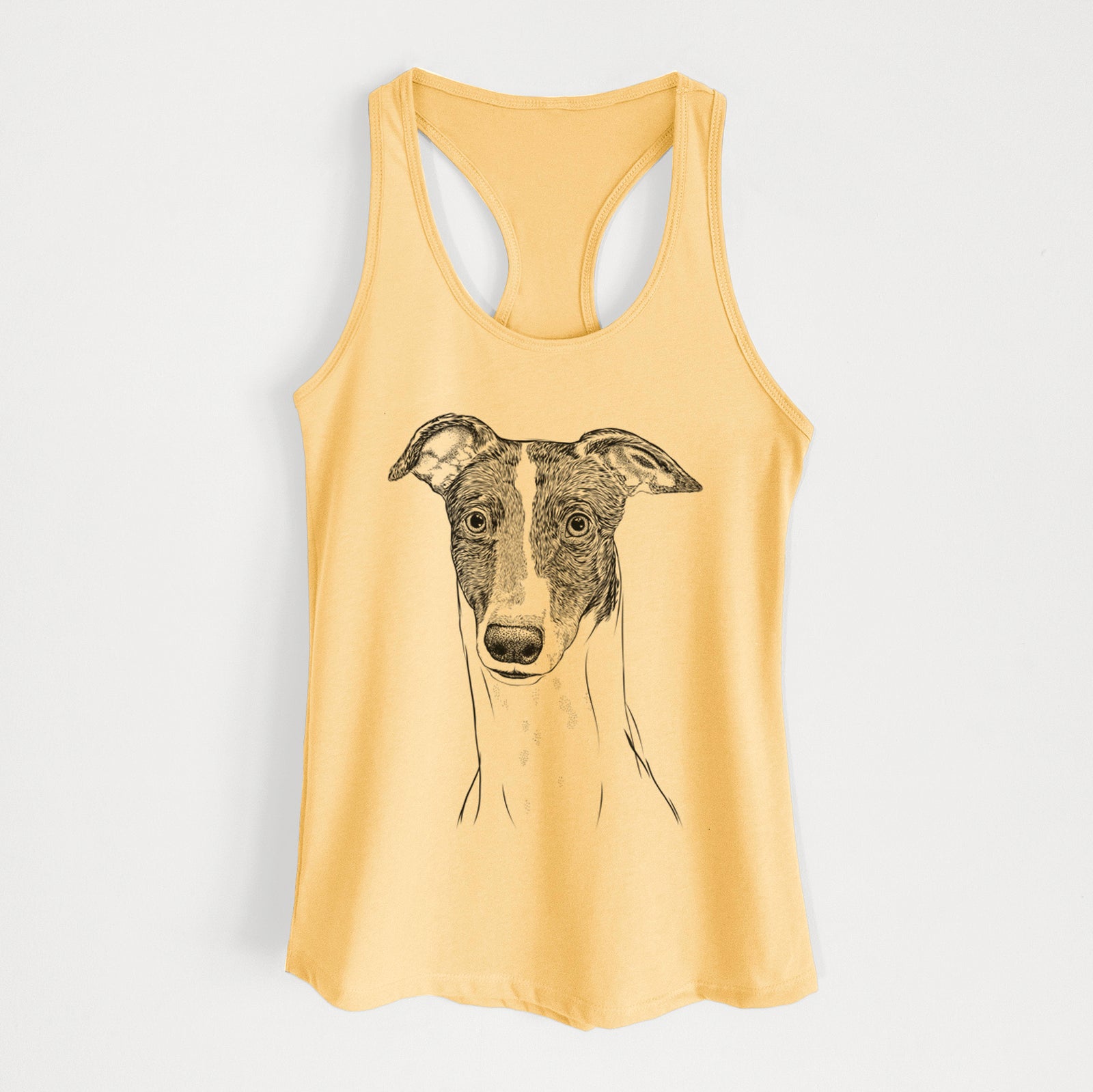 Vyncent the Greyhound - Women's Racerback Tanktop