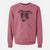 Bare Vyncent the Greyhound - Unisex Pigment Dyed Crew Sweatshirt