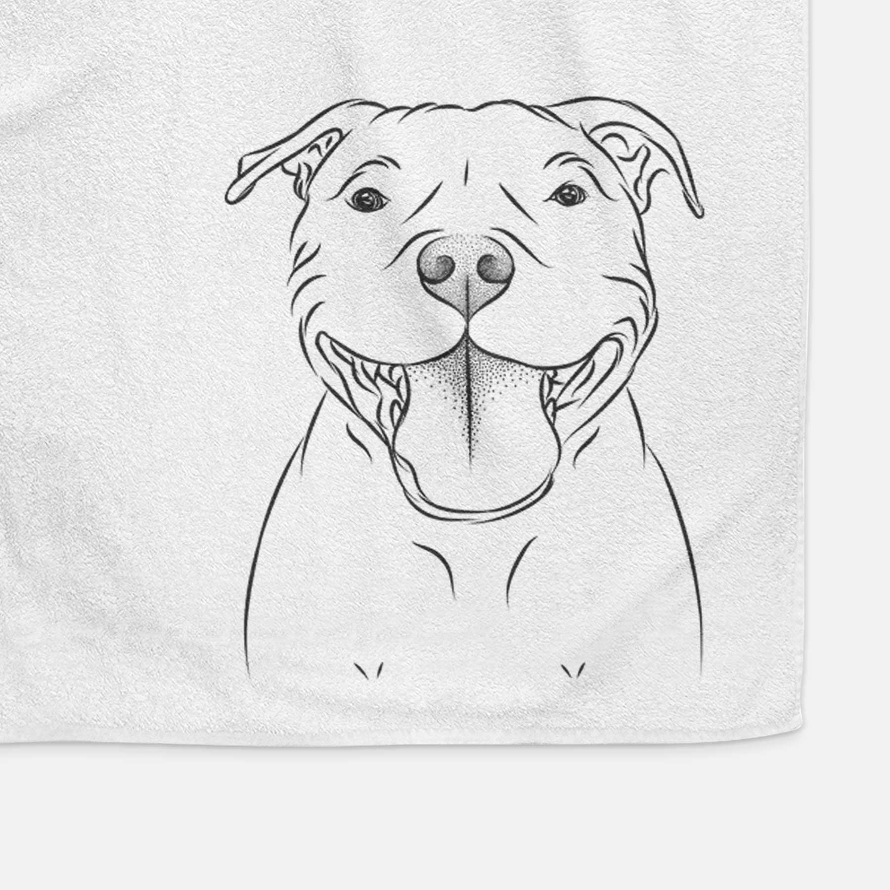 Wafer the Staffordshire Bull Terrier Decorative Hand Towel