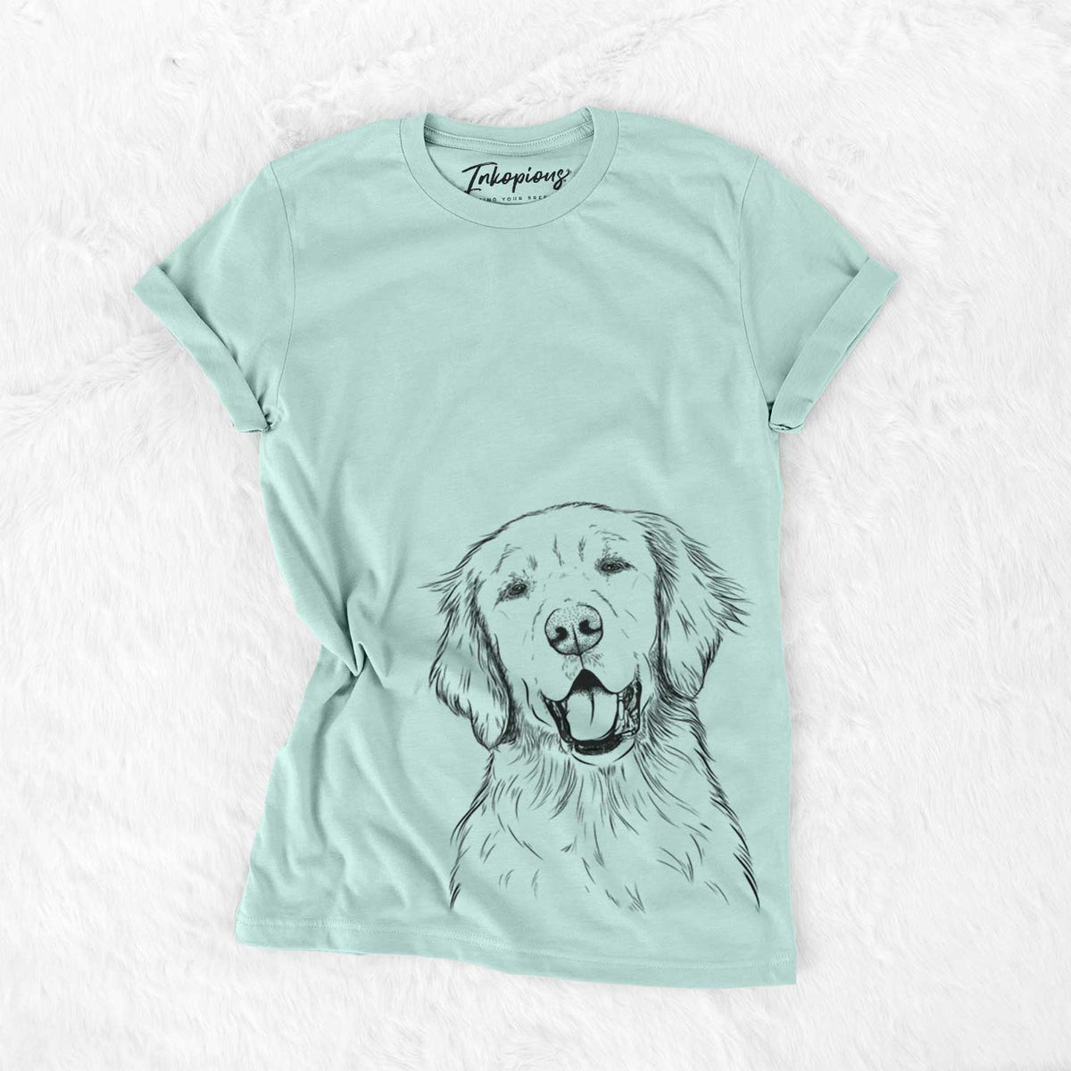 Bare Wallace the Golden Retriever - Unisex Crewneck