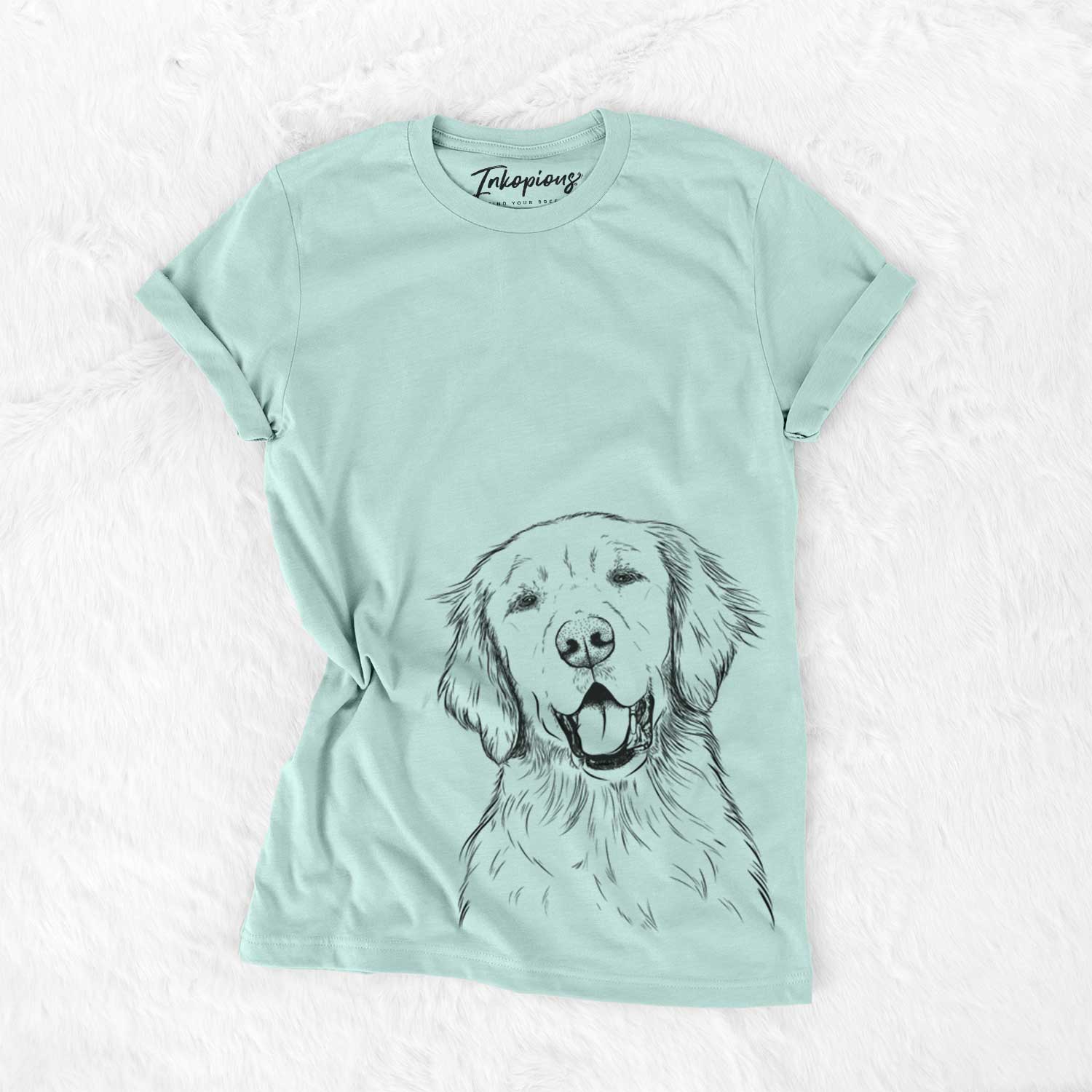 Bare Wallace the Golden Retriever - Unisex Crewneck