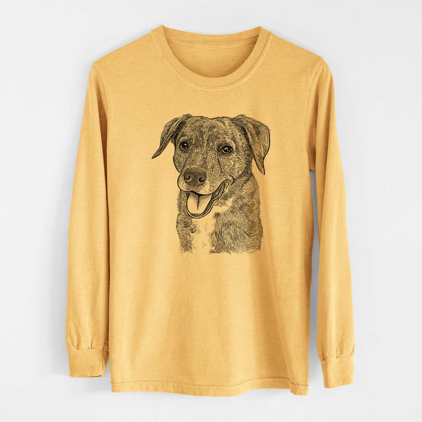 Bare Wally the Mixed Breed - Heavyweight 100% Cotton Long Sleeve