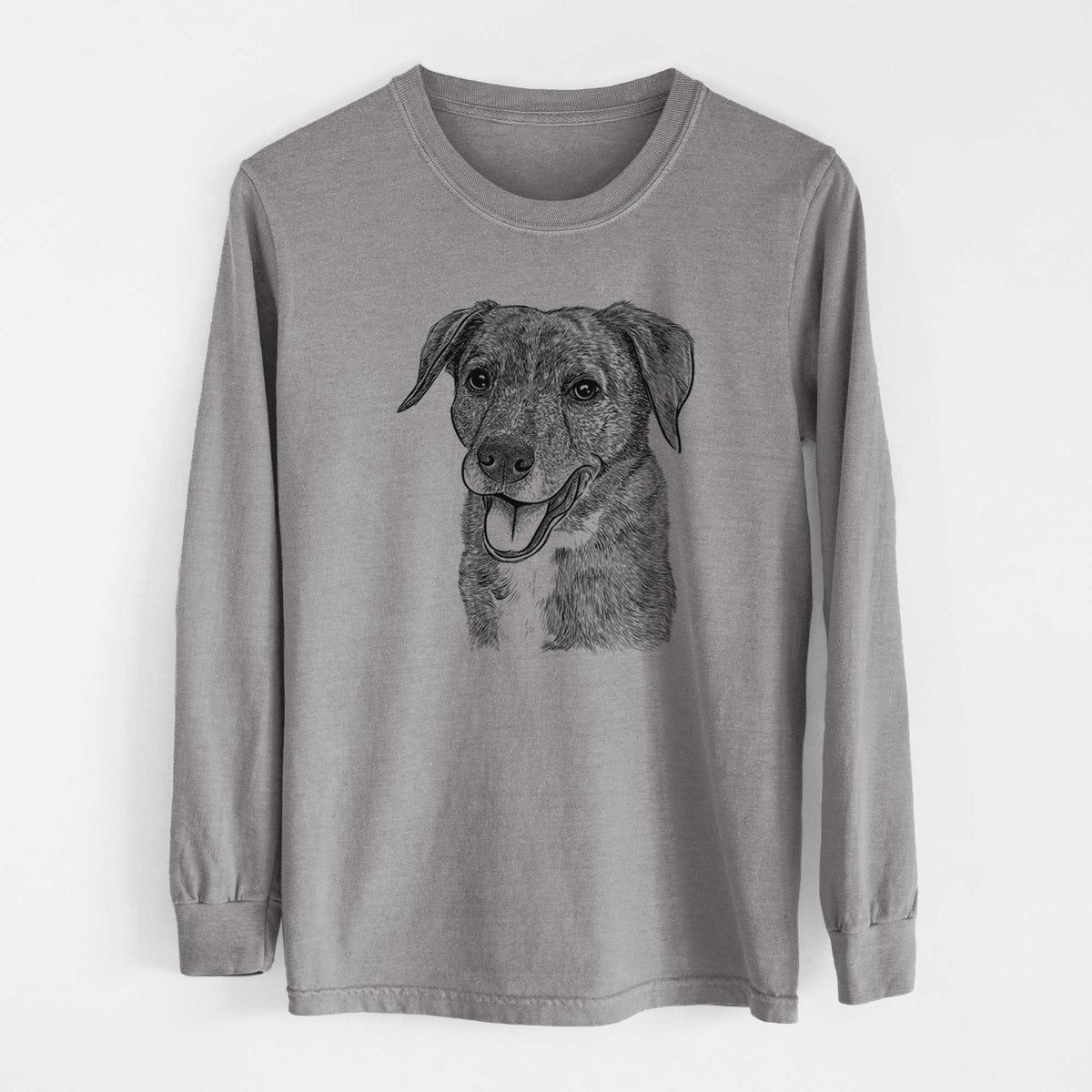 Bare Wally the Mixed Breed - Heavyweight 100% Cotton Long Sleeve