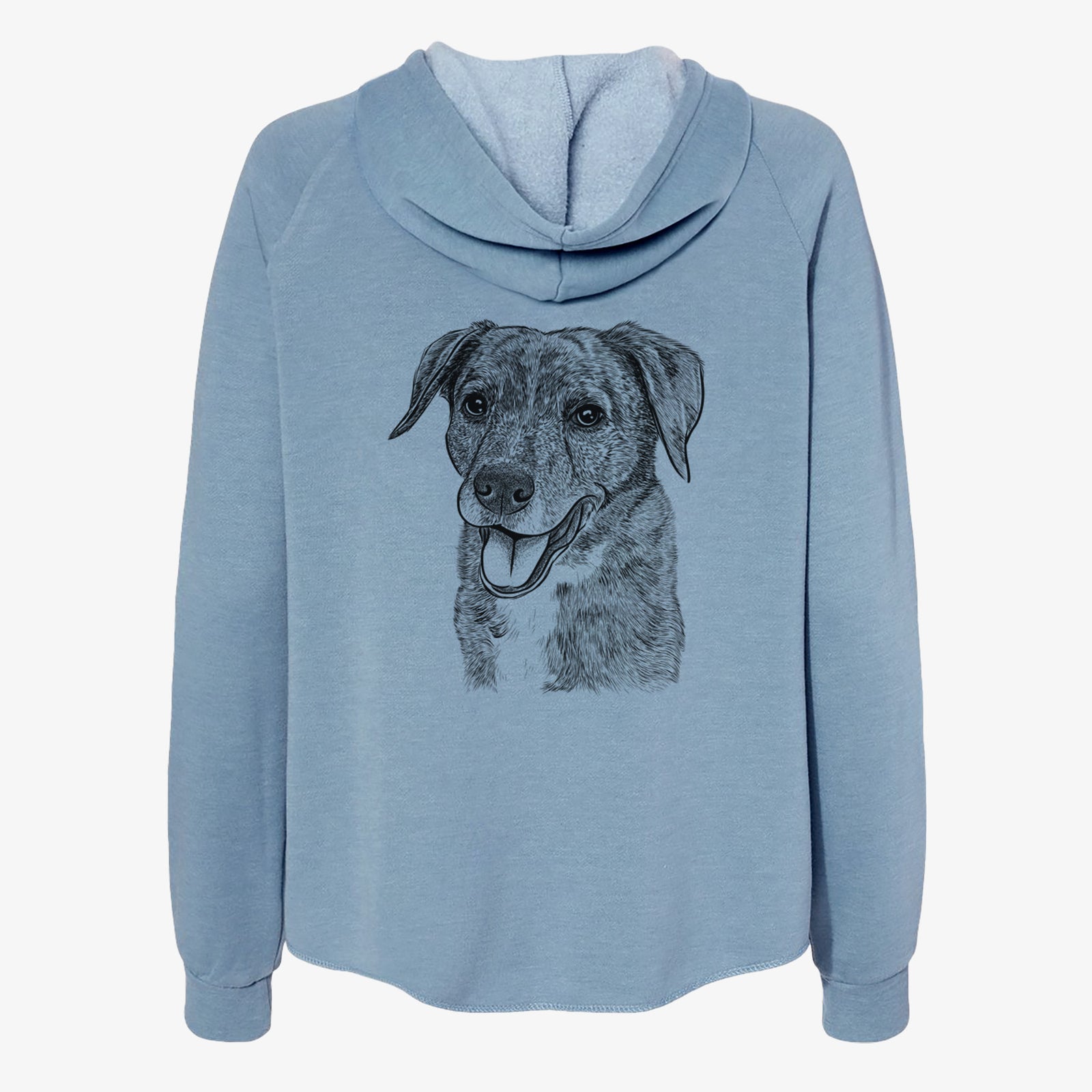 Wally the Mixed Breed - Women's Cali Wave Zip-Up Sweatshirt
