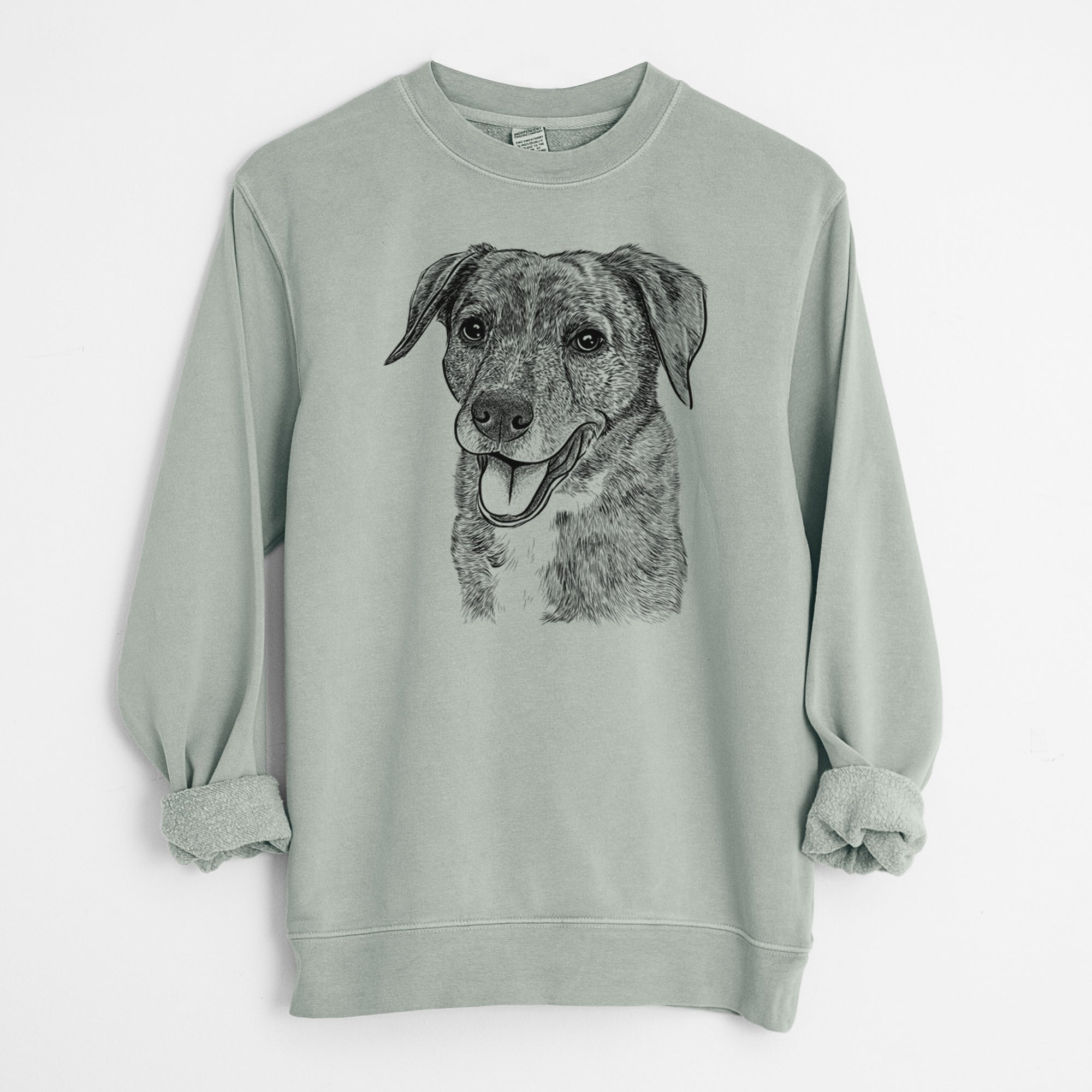 Bare Wally the Mixed Breed - Unisex Pigment Dyed Crew Sweatshirt