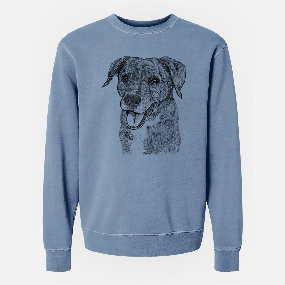 Bare Wally the Mixed Breed - Unisex Pigment Dyed Crew Sweatshirt